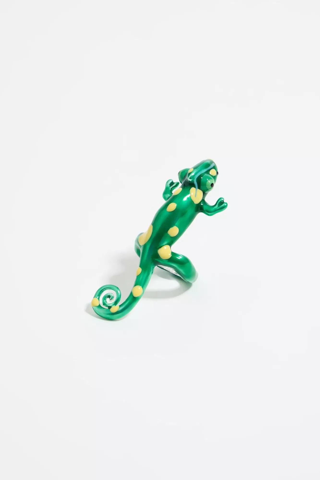 BIMBA Y LOLA Anillo Camaleon Esmalte Verde Outlet