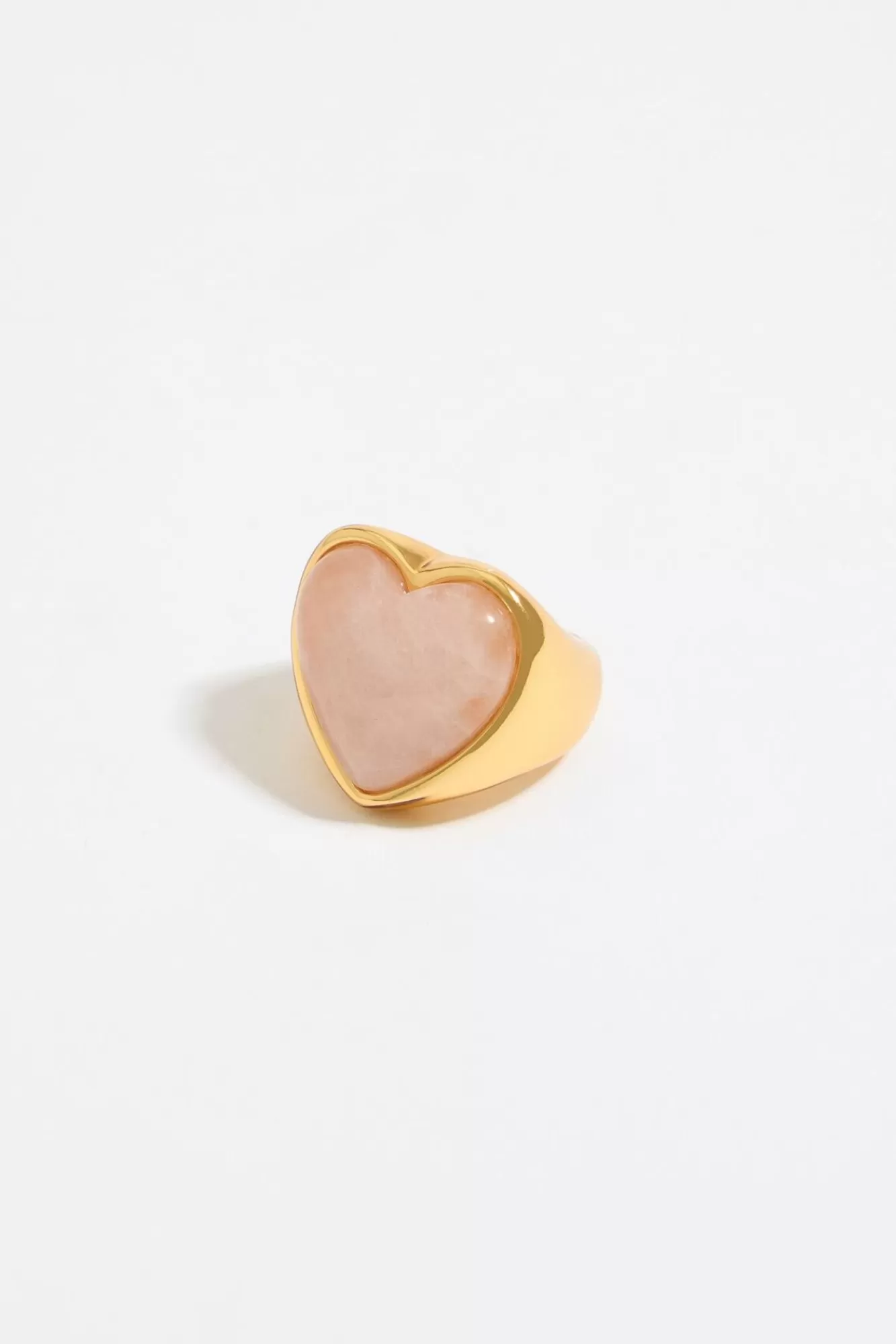 BIMBA Y LOLA Anillo Corazon Piedra Rosa Shop