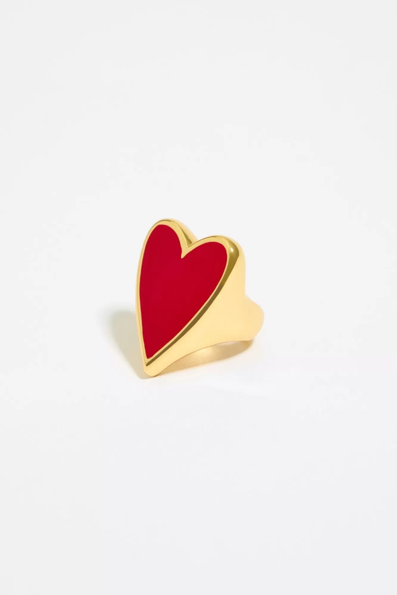 BIMBA Y LOLA Anillo Corazon Rojo New