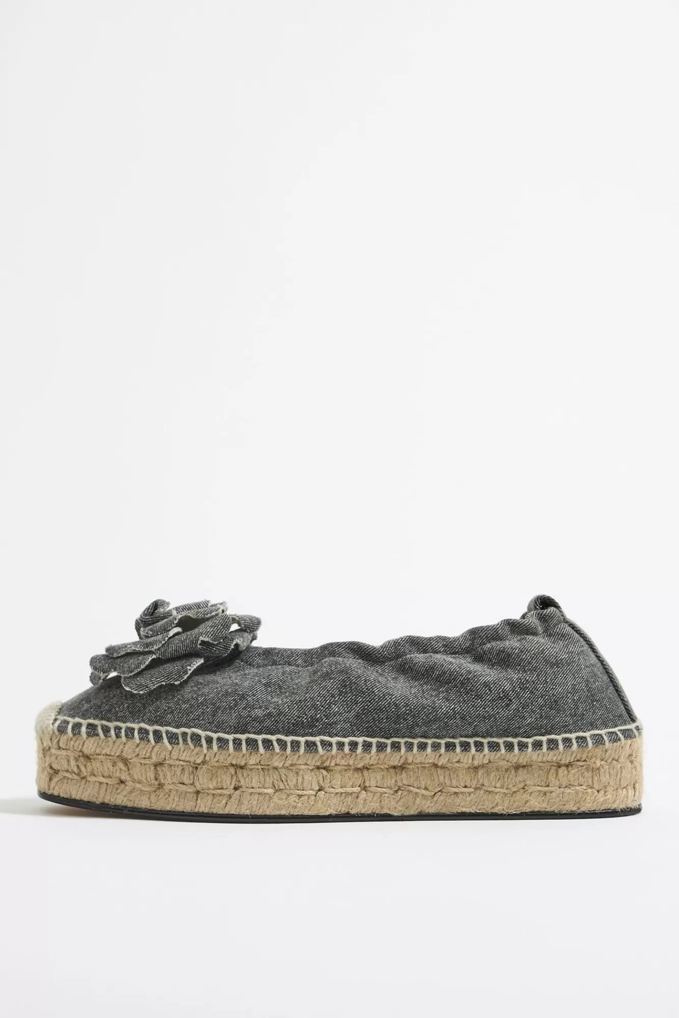 BIMBA Y LOLA Bailarina Plataforma Yute Denim Negro Shop