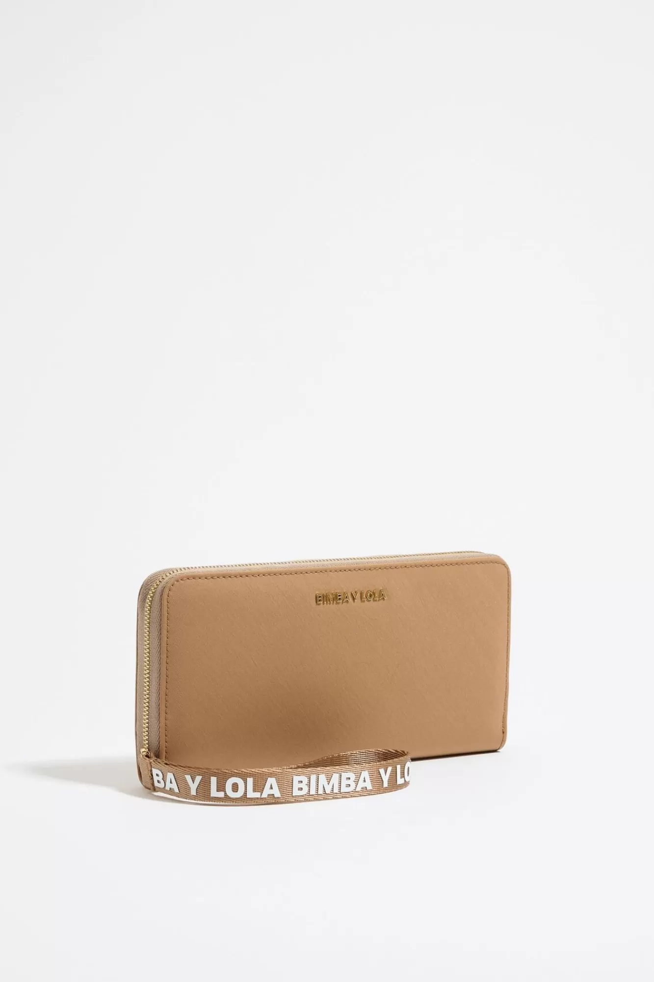 BIMBA Y LOLA Billetera Horizontal Nylon Tostada Clearance