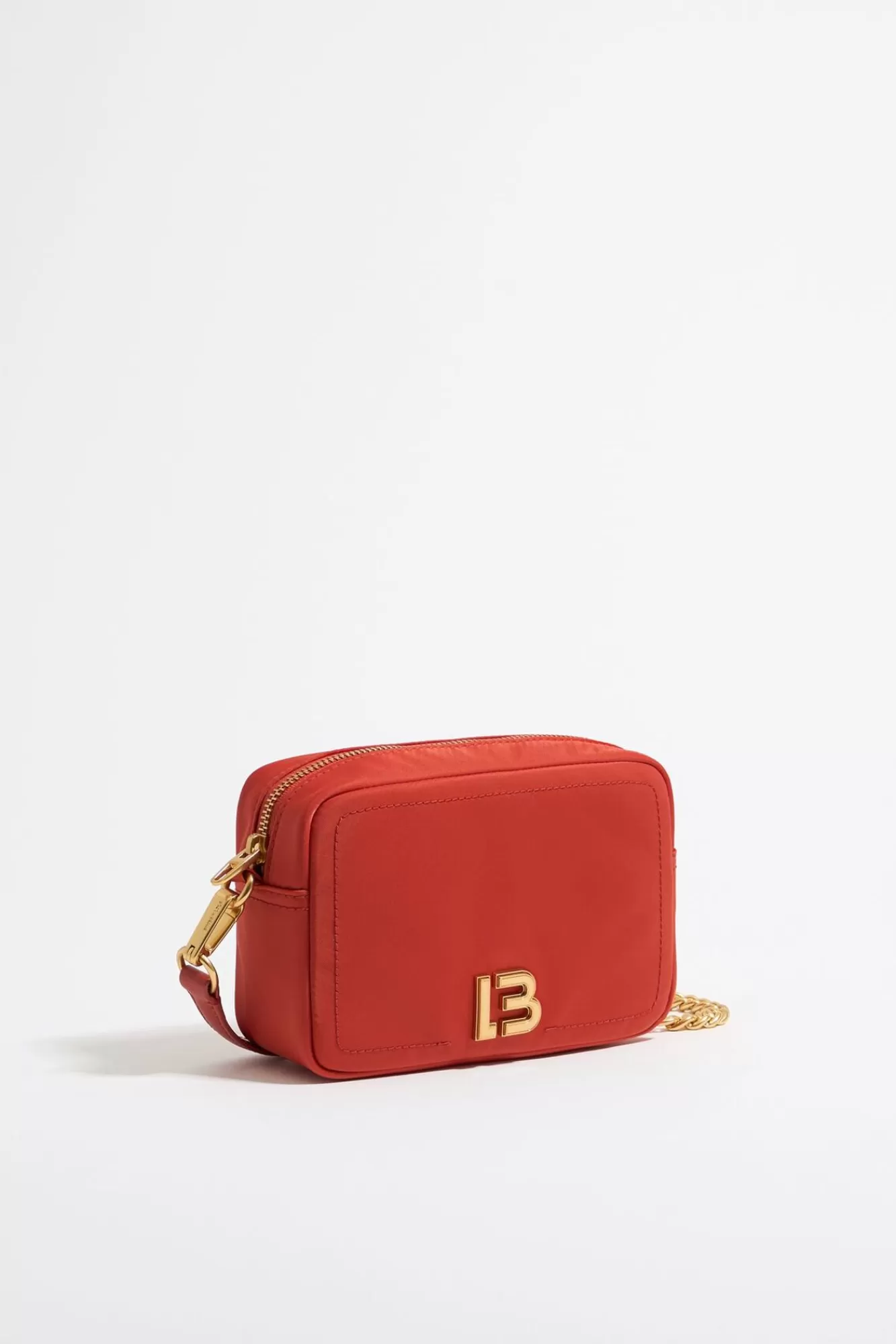 BIMBA Y LOLA Bolso Bandolera Mini Nylon Coral New