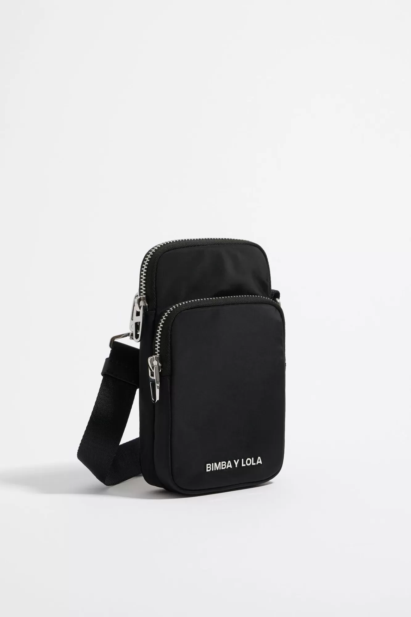 BIMBA Y LOLA Bolso Bandolera Mini Nylon Negro Best Sale