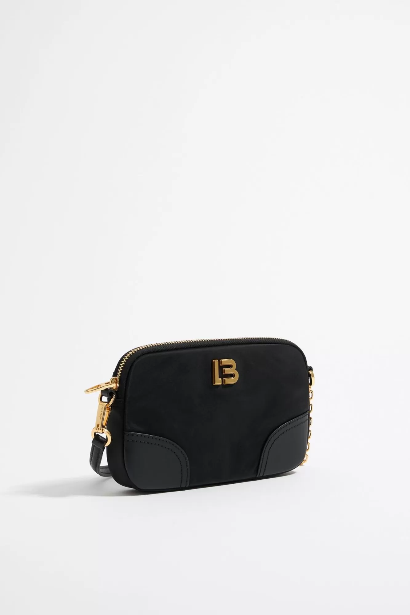 BIMBA Y LOLA Bolso Bandolera Mini Nylon Negro Flash Sale