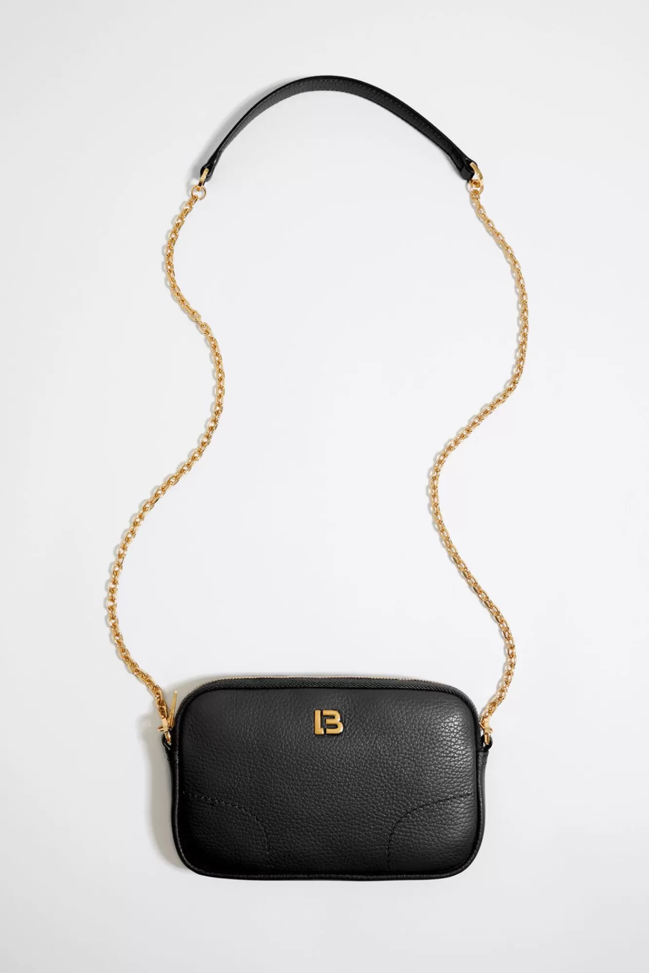 BIMBA Y LOLA Bolso Bandolera Mini Piel Negro Clearance