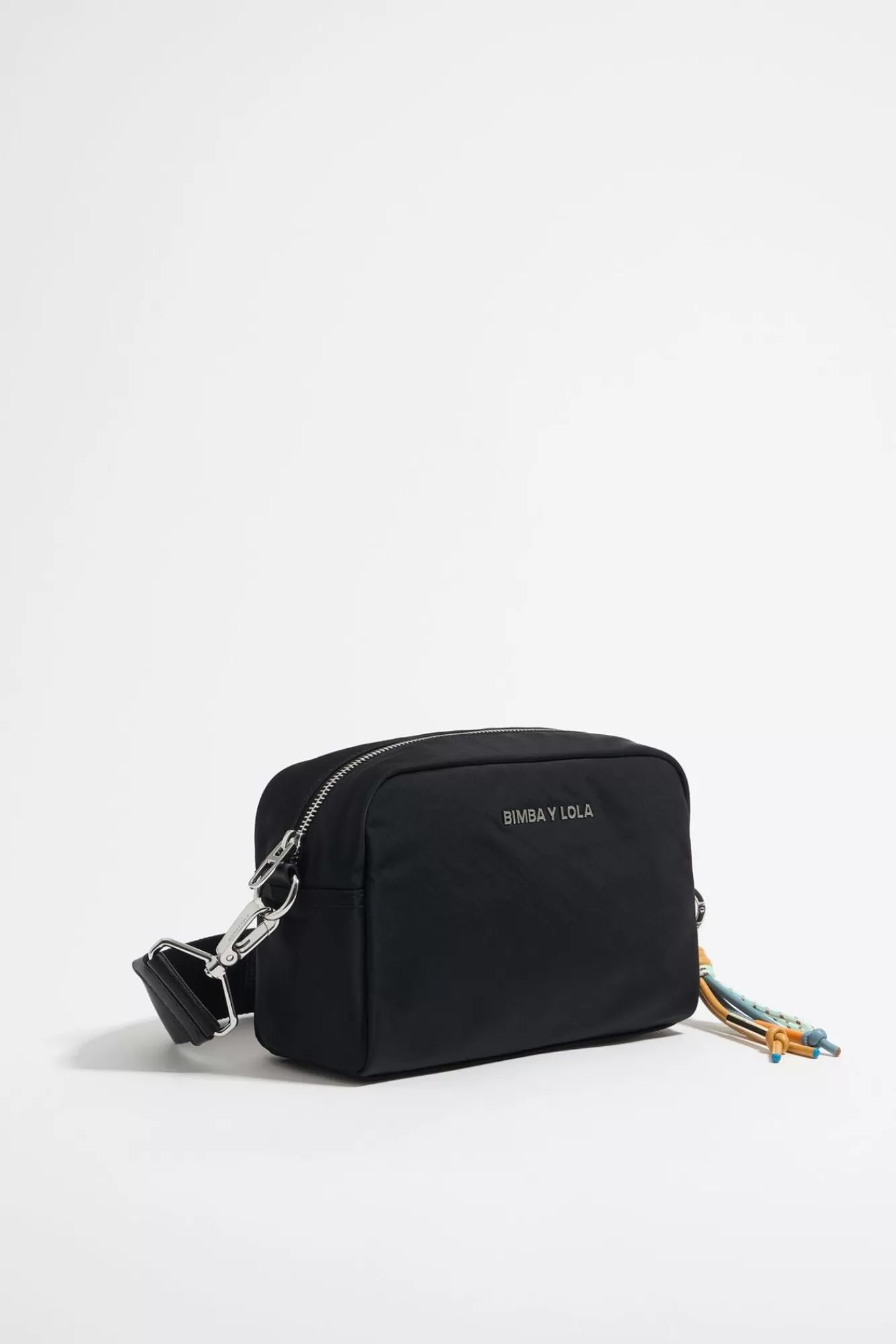 BIMBA Y LOLA Bolso Bandolera Pequeno Nylon Negro Discount