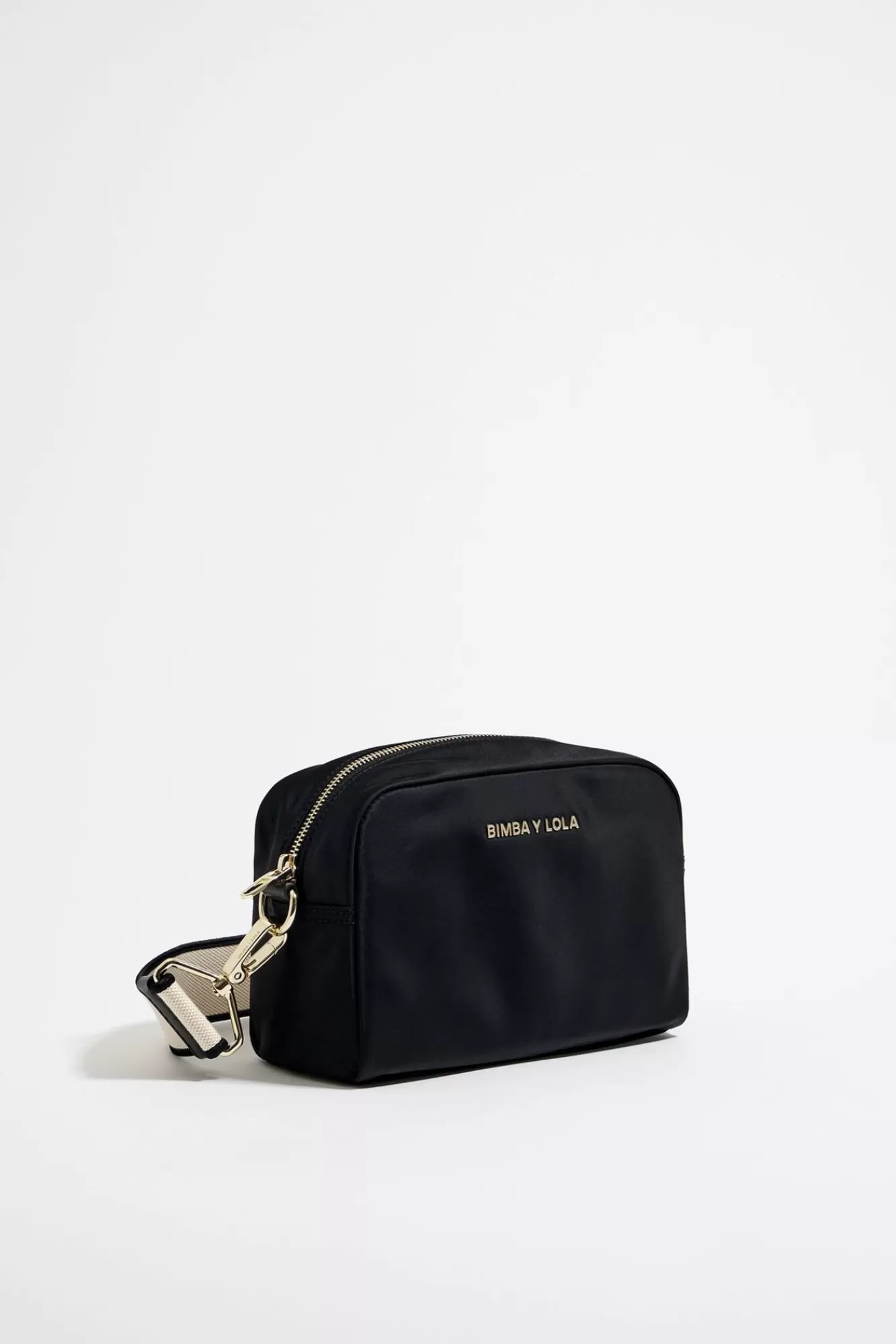 BIMBA Y LOLA Bolso Bandolera Pequeno Nylon Negro Clearance