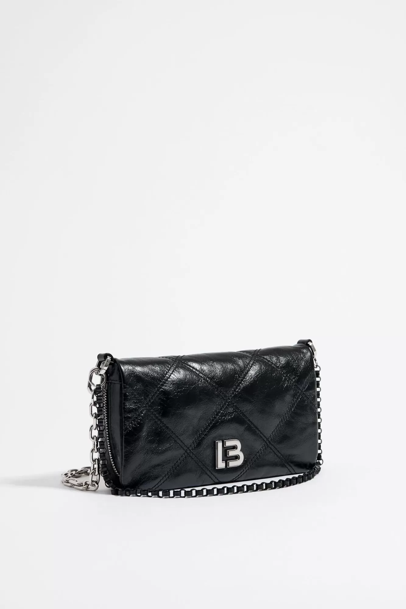 BIMBA Y LOLA Bolso Bandolera Pequeno Piel Negro Hot