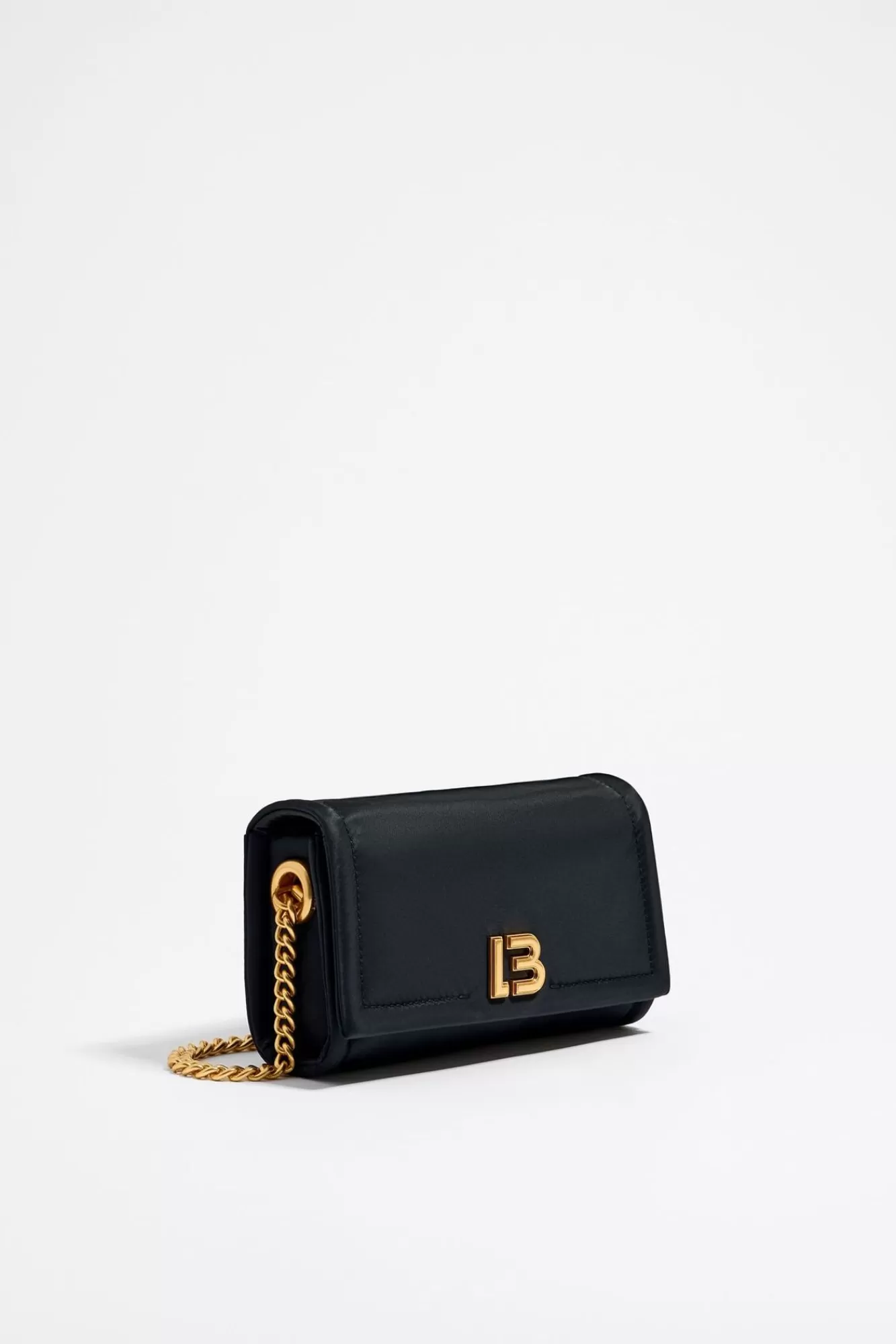 BIMBA Y LOLA Bolso Bandolera Solapa Mini Negro New