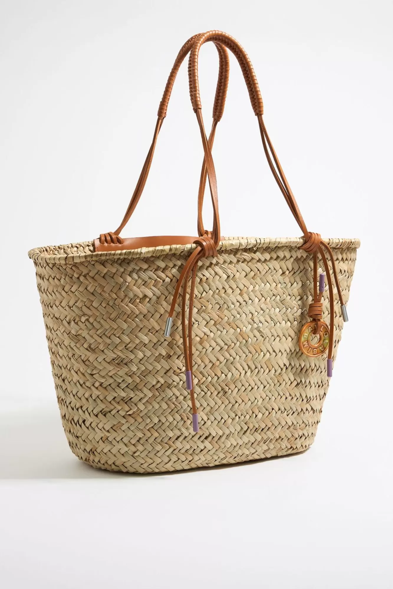 BIMBA Y LOLA Bolso Capazo Maxi Natural Cheap