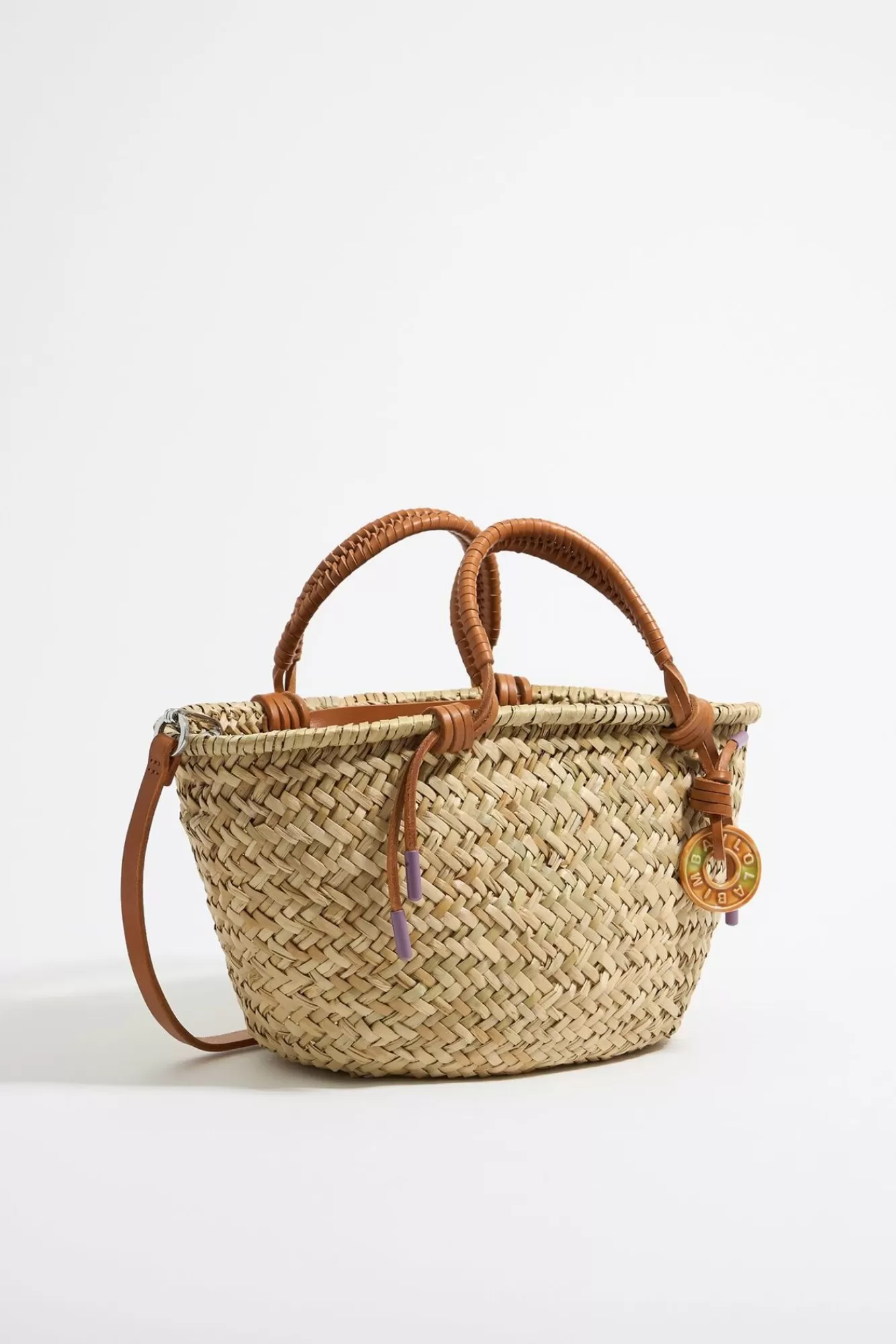 BIMBA Y LOLA Bolso Capazo Mediano Natural Sale