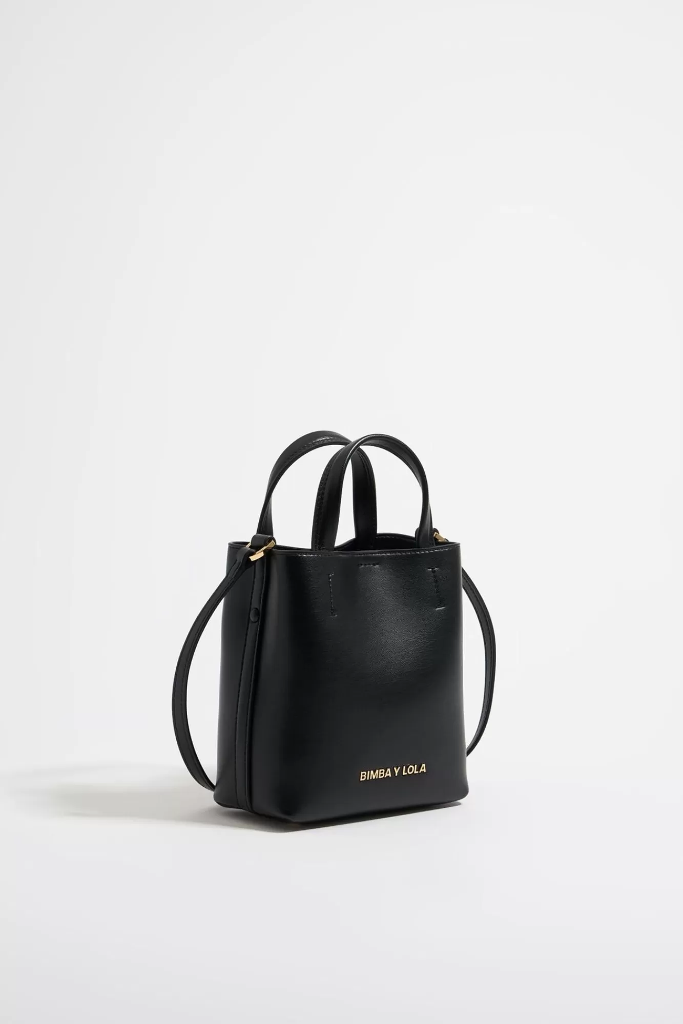 BIMBA Y LOLA Bolso Chihuahua Mini Piel Negro Best Sale