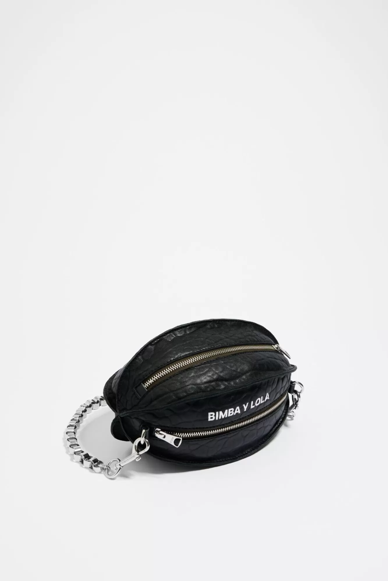 BIMBA Y LOLA Bolso Pelota Pequeno Piel Negro Best Sale