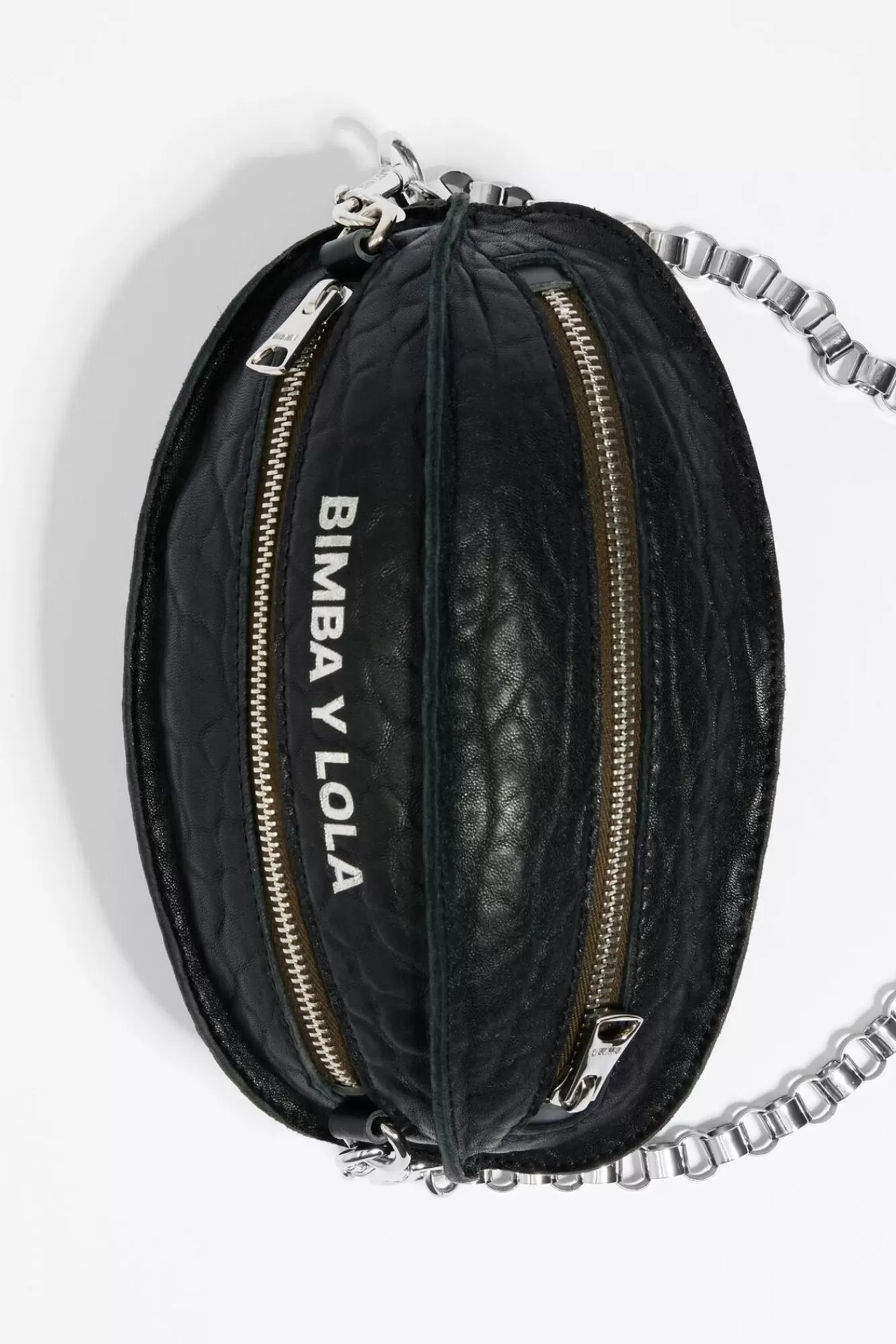 BIMBA Y LOLA Bolso Pelota Pequeno Piel Negro Best Sale