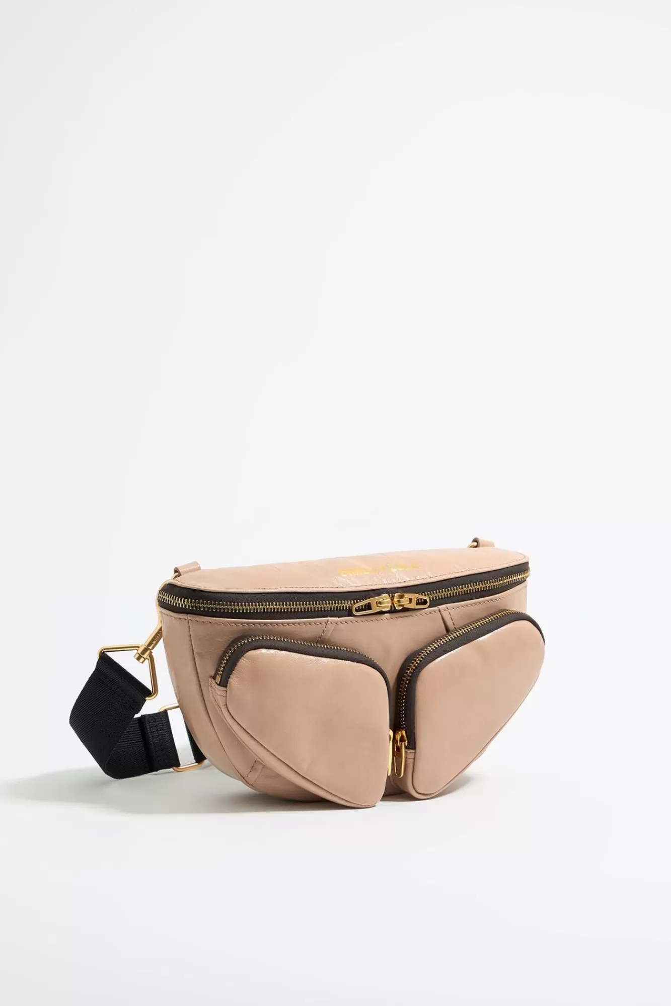 BIMBA Y LOLA Bolso Rinonera Pocket Pequeno Piel Camel Clearance