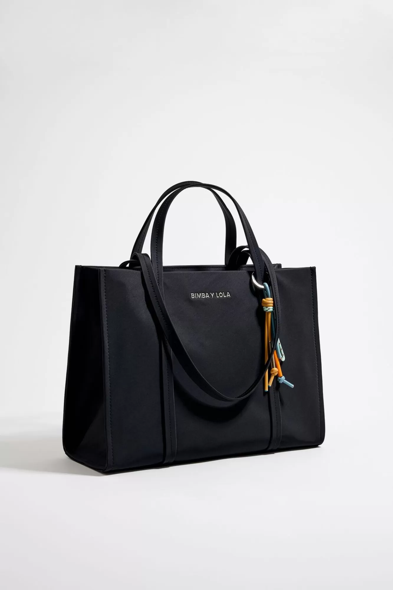 BIMBA Y LOLA Bolso Shopper Grande Nylon Negro Fashion