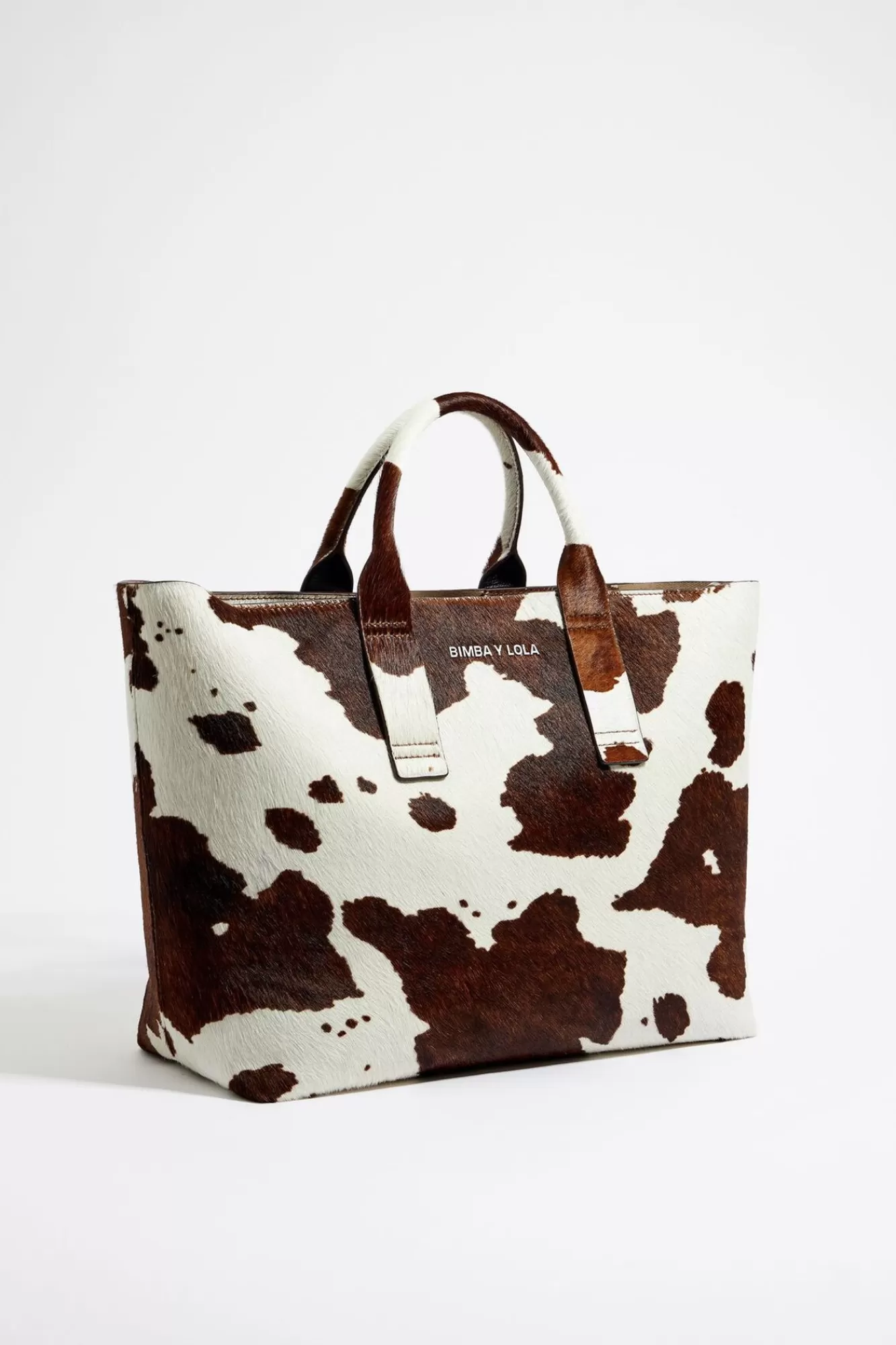 BIMBA Y LOLA Bolso Shopper Grande Piel Print Vaca Shop