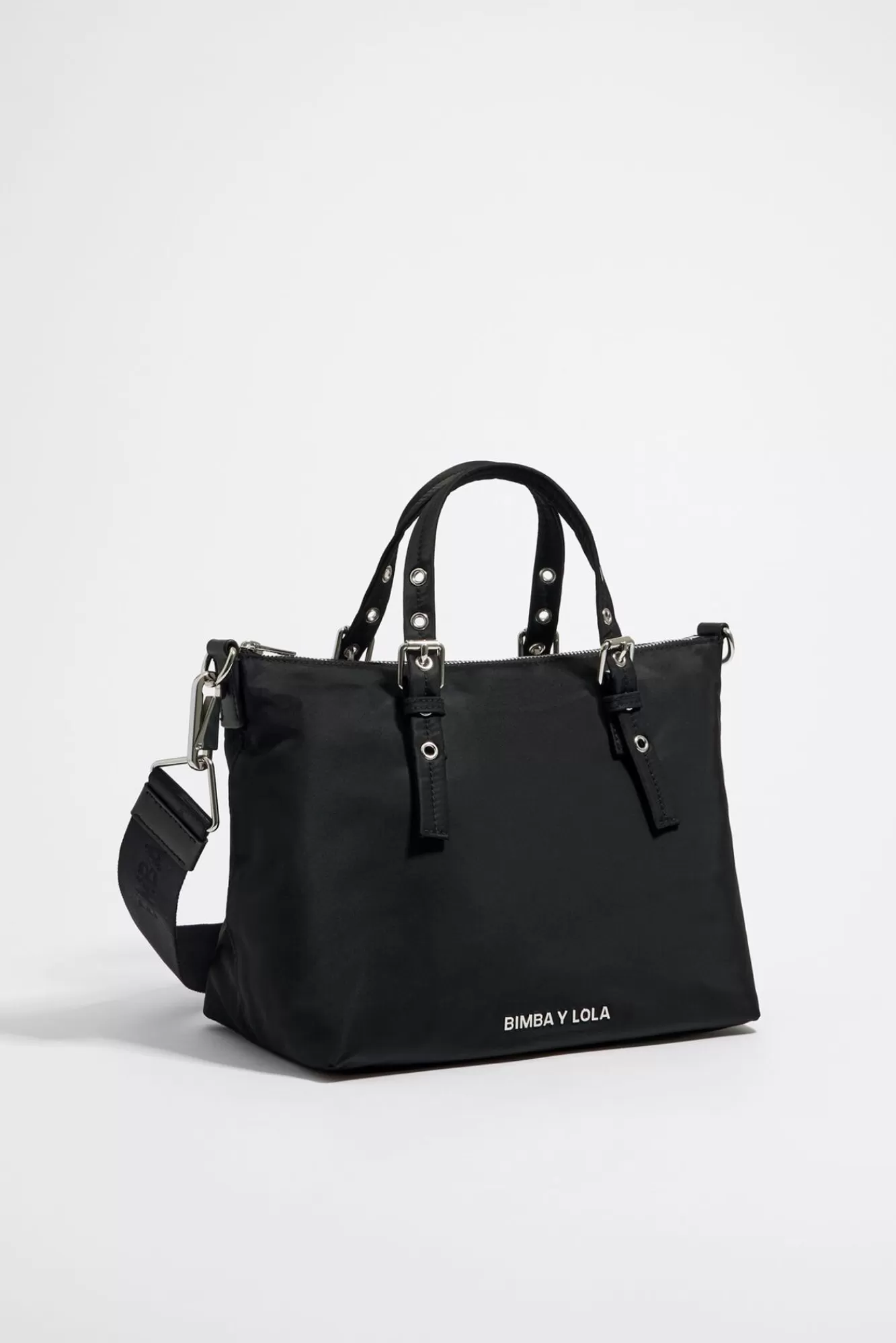 BIMBA Y LOLA Bolso Shopper Mediano Negro Cheap