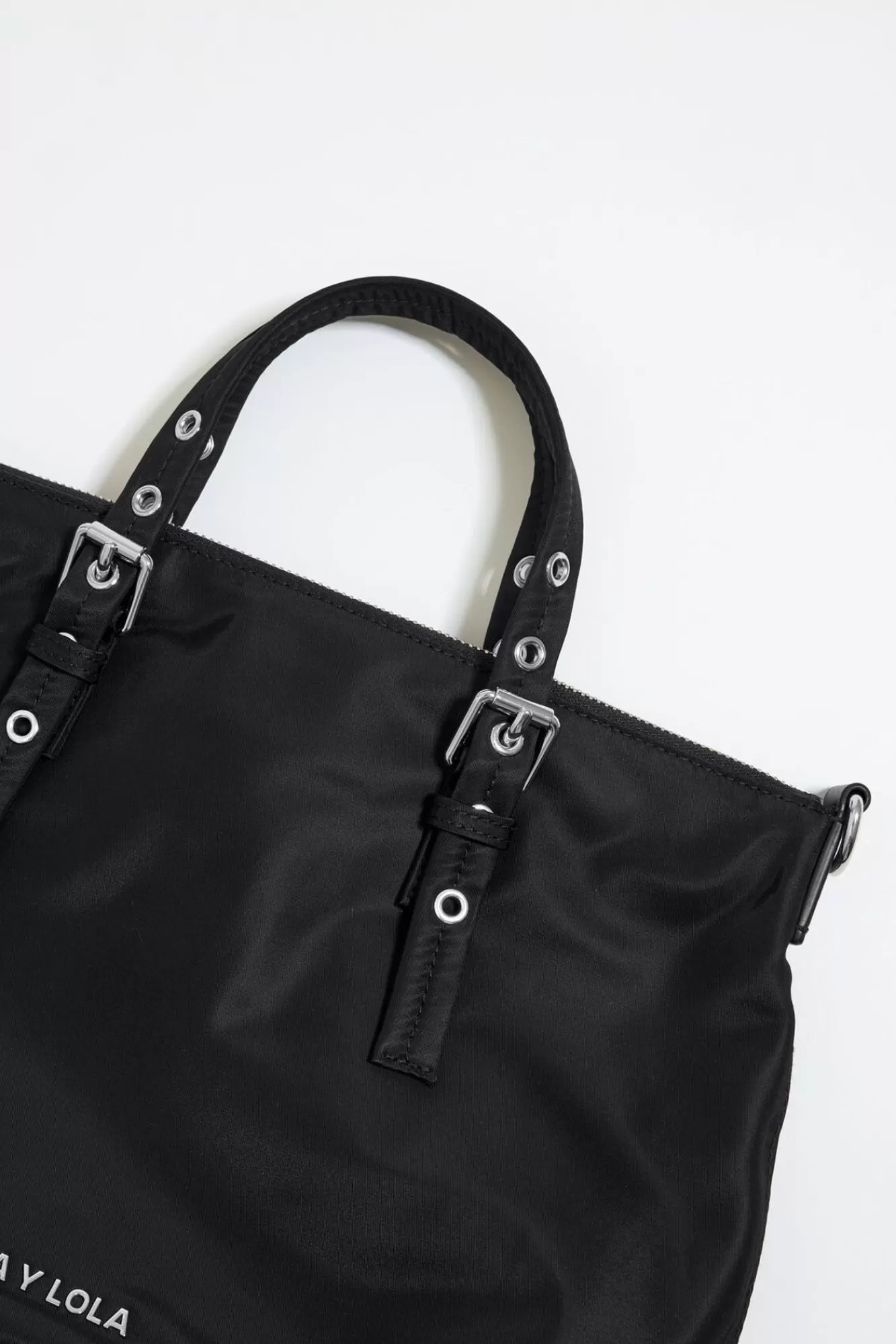 BIMBA Y LOLA Bolso Shopper Mediano Negro Cheap