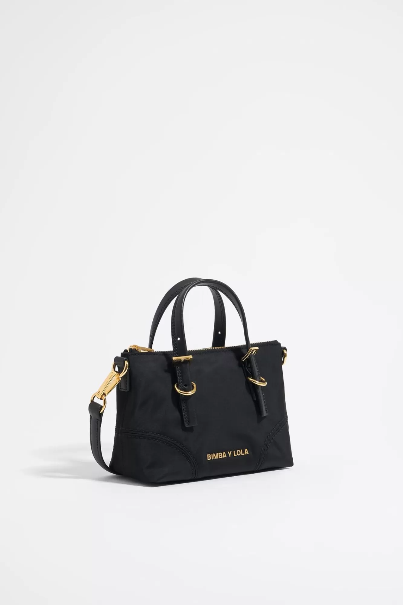 BIMBA Y LOLA Bolso Shopper Mini Nylon Negro Discount