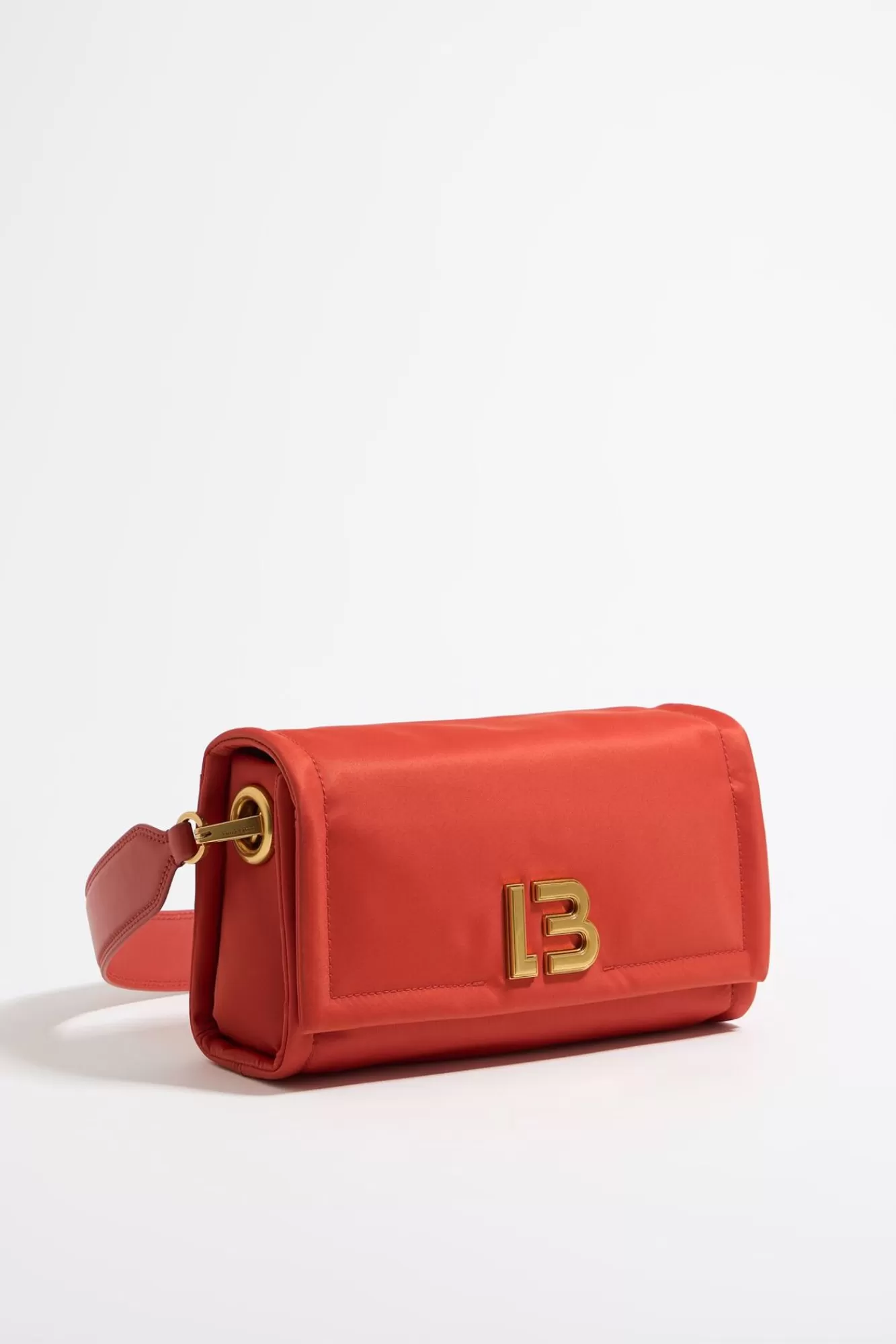 BIMBA Y LOLA Bolso Solapa Mediano Nylon Coral Shop