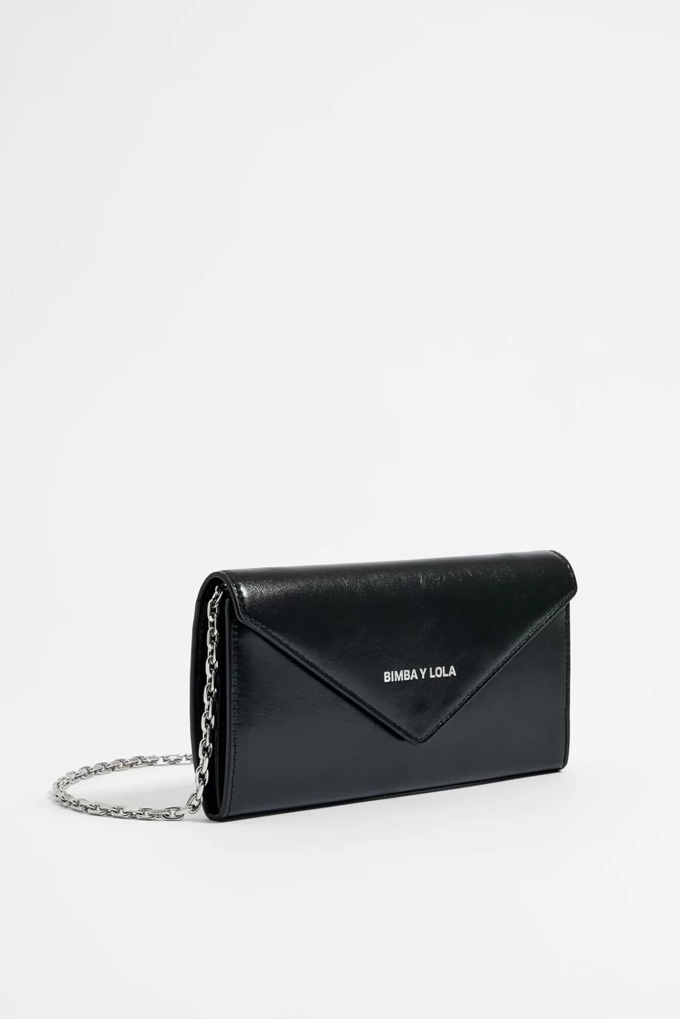 BIMBA Y LOLA Bolso Solapa Mini Piel Negro Sale