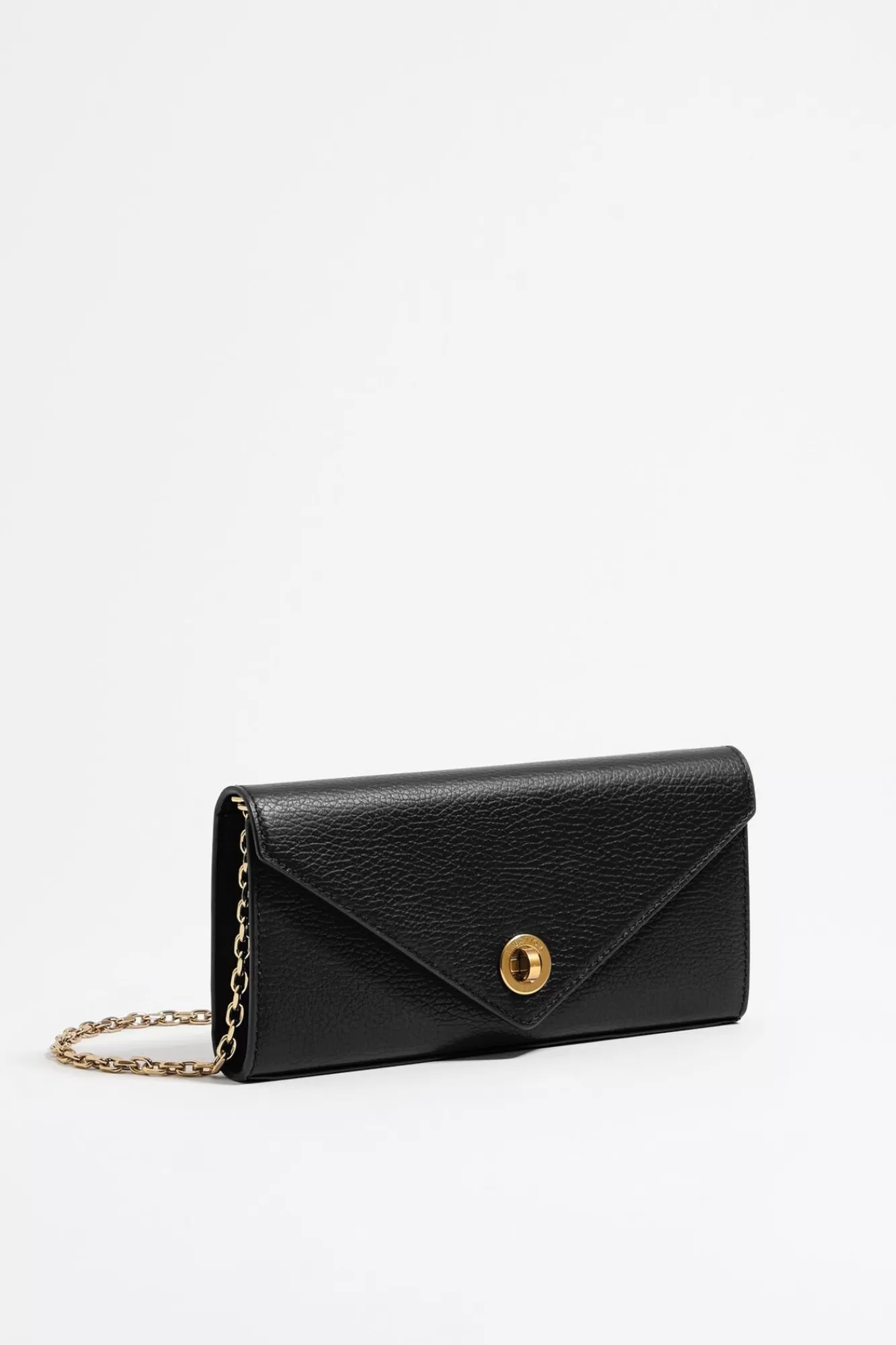 BIMBA Y LOLA Bolso Solapa Mini Piel Negro Sale