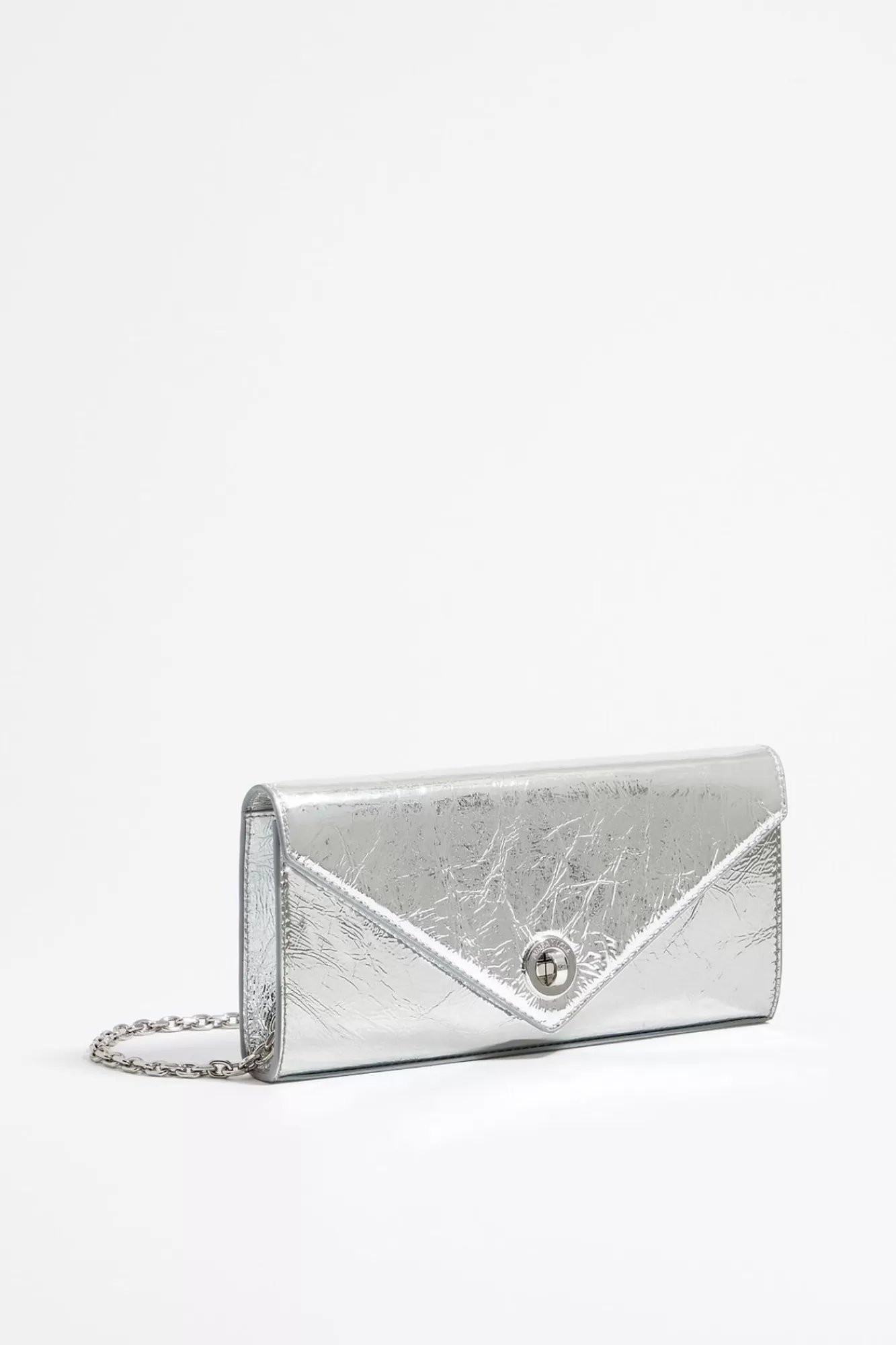 BIMBA Y LOLA Bolso Solapa Mini Piel Plata Online