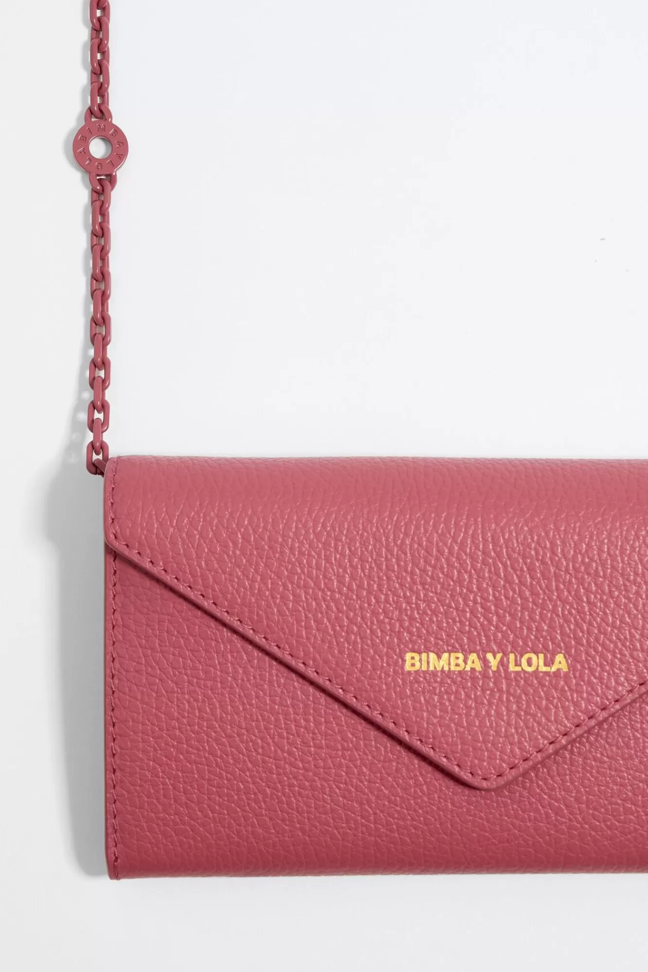 BIMBA Y LOLA Bolso Solapa Mini Piel Rosa Outlet