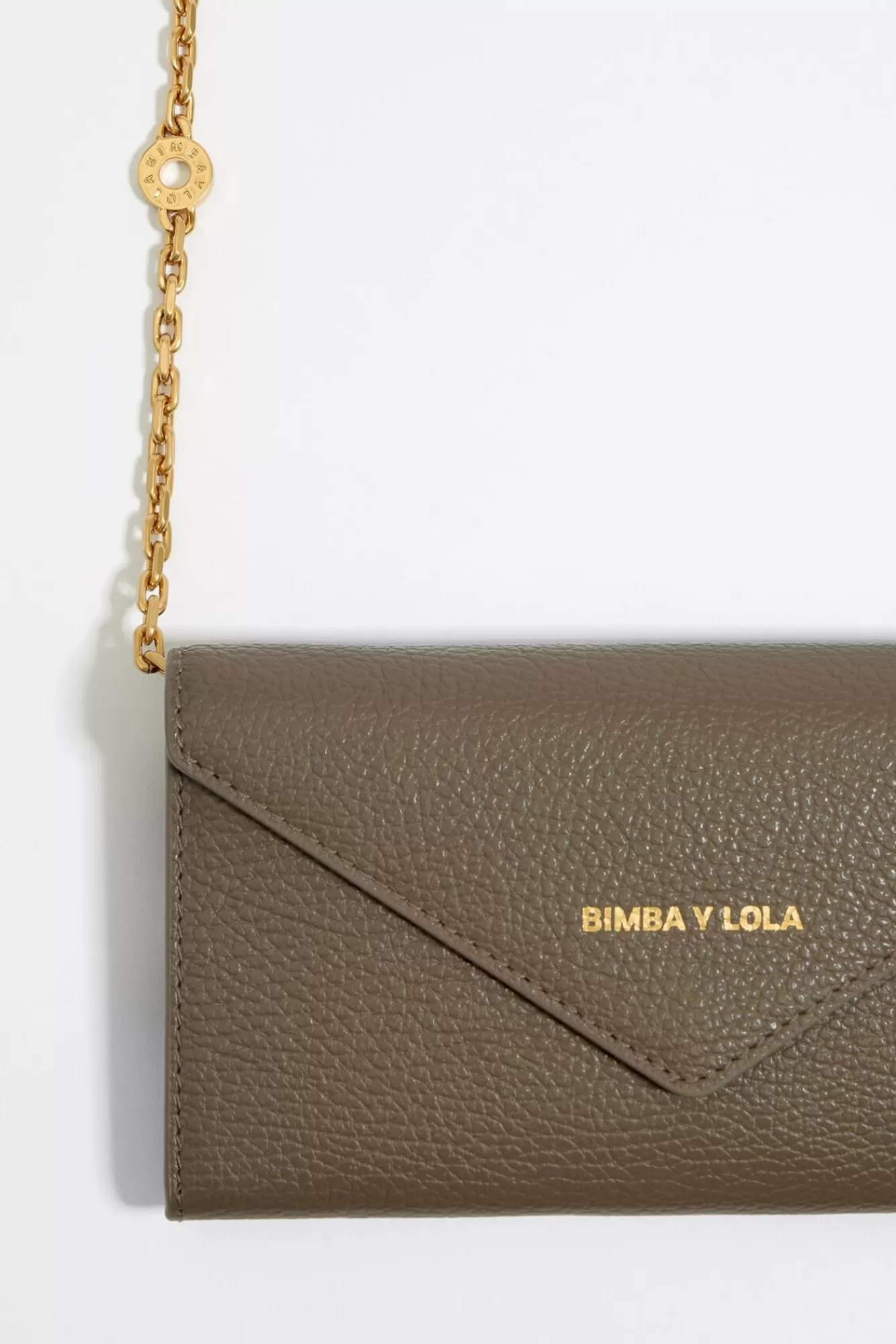 BIMBA Y LOLA Bolso Solapa Mini Piel Topo Fashion