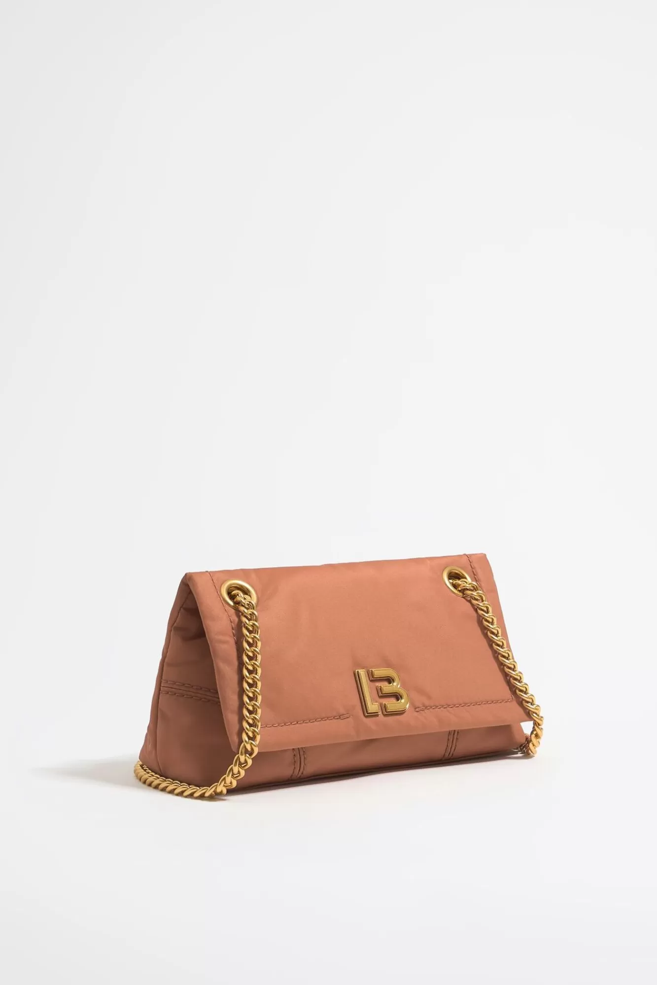 BIMBA Y LOLA Bolso Solapa Pequeno Nylon Arcilla Discount