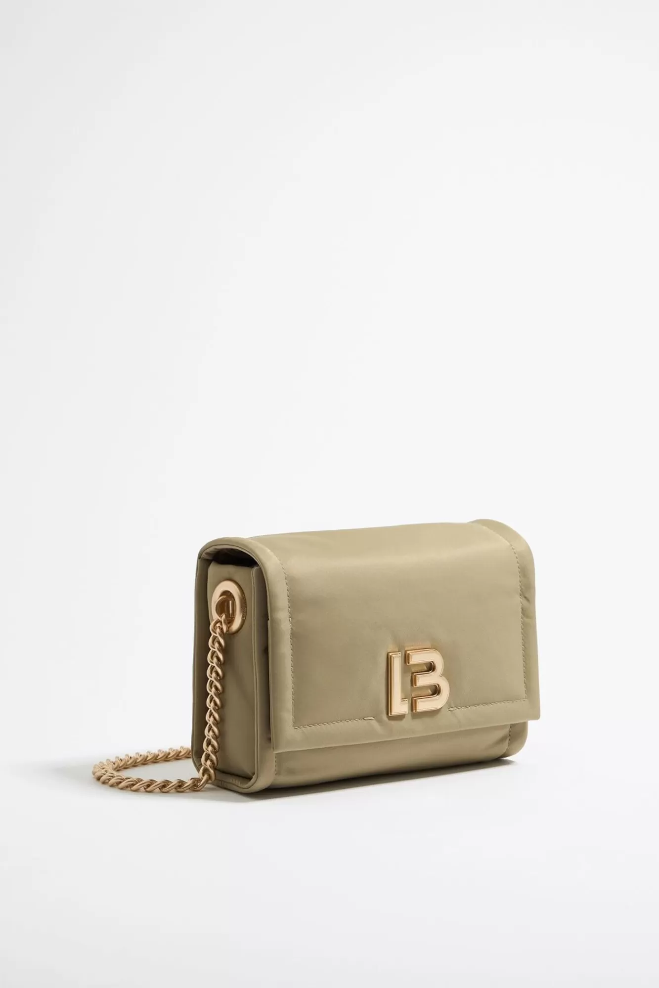 BIMBA Y LOLA Bolso Solapa Pequeno Nylon Caqui Claro Flash Sale