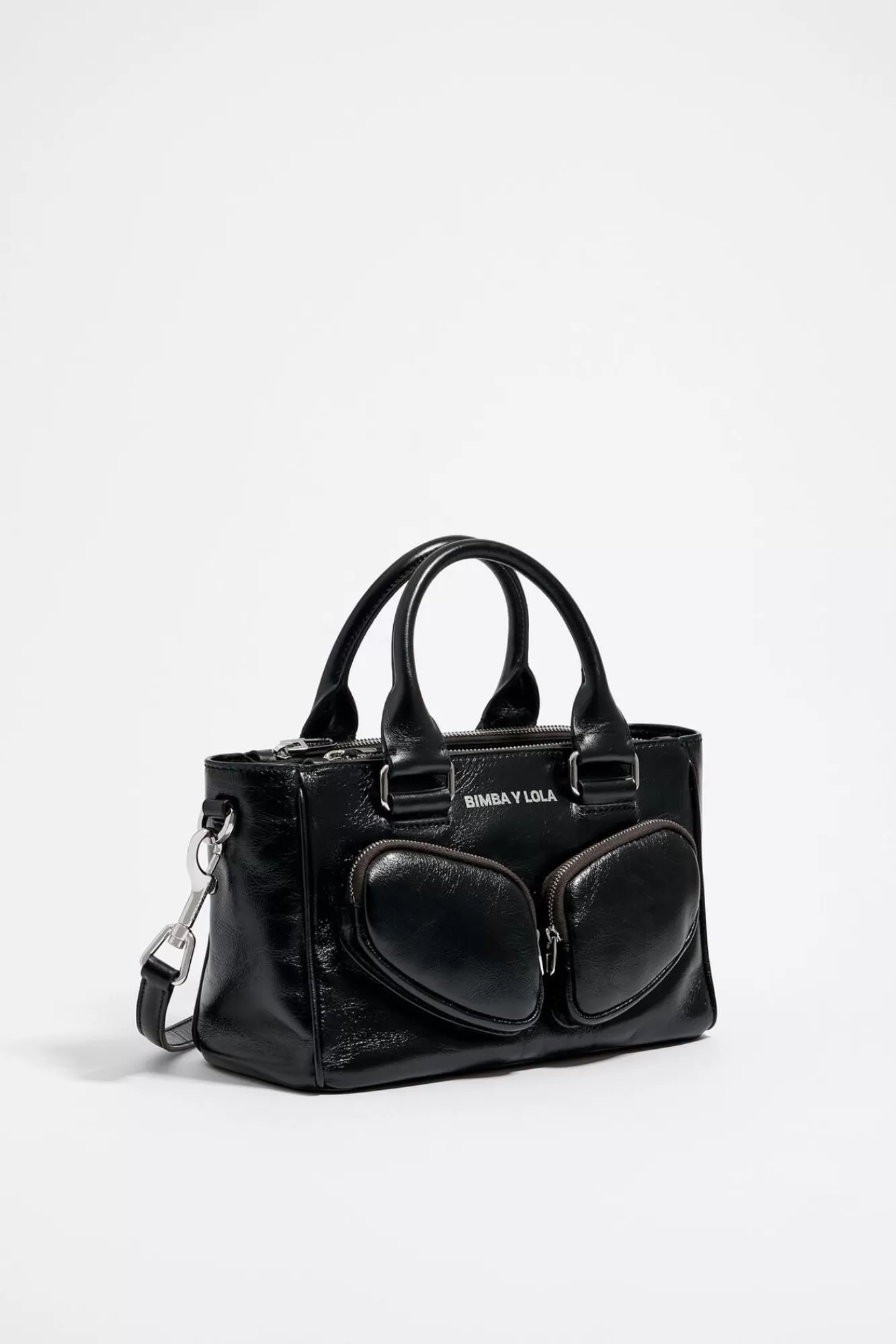 BIMBA Y LOLA Bolso Tote Pocket Mediano Piel Negro Online