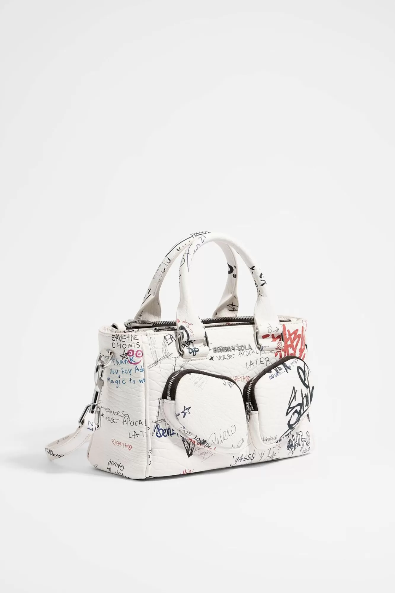 BIMBA Y LOLA Bolso Tote Pocket Mediano Piel Wall Is Love Best Sale