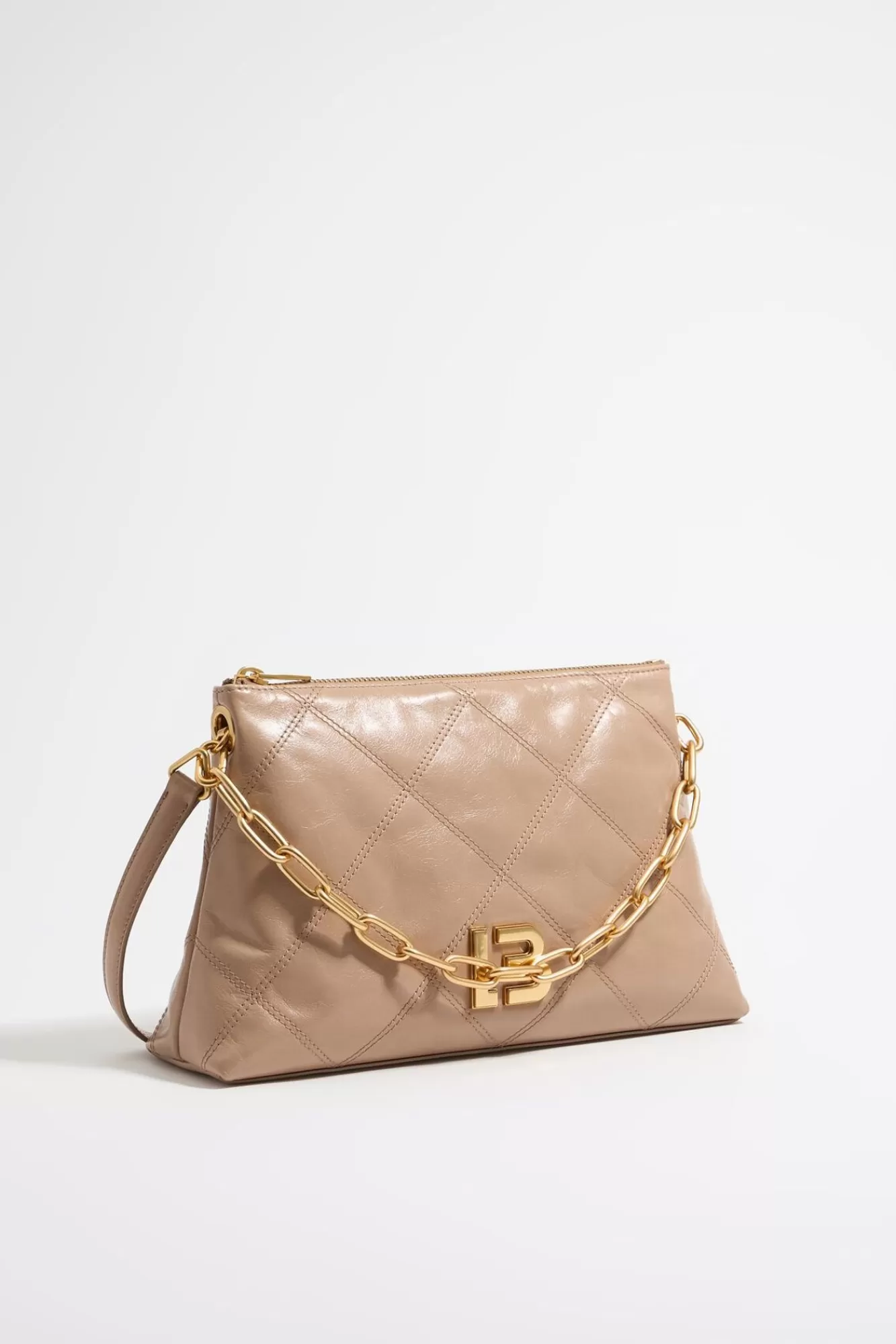 BIMBA Y LOLA Bolso Trapecio Mediano Piel Camel Clearance