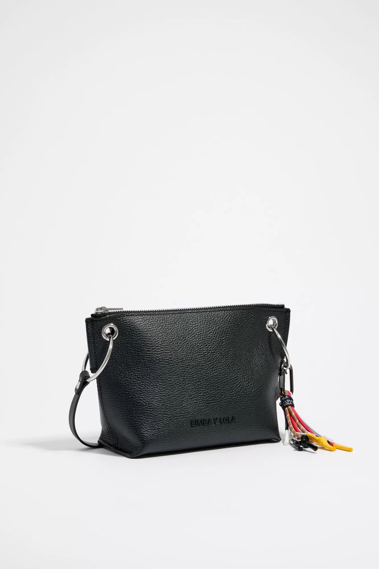 BIMBA Y LOLA Bolso Trapecio Mediano Piel Negro Fashion