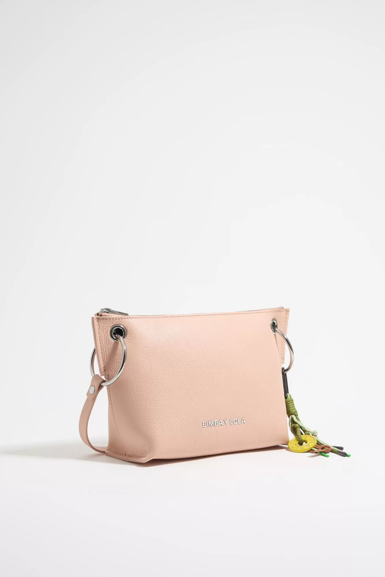 BIMBA Y LOLA Bolso Trapecio Mediano Piel Rosa Claro Flash Sale