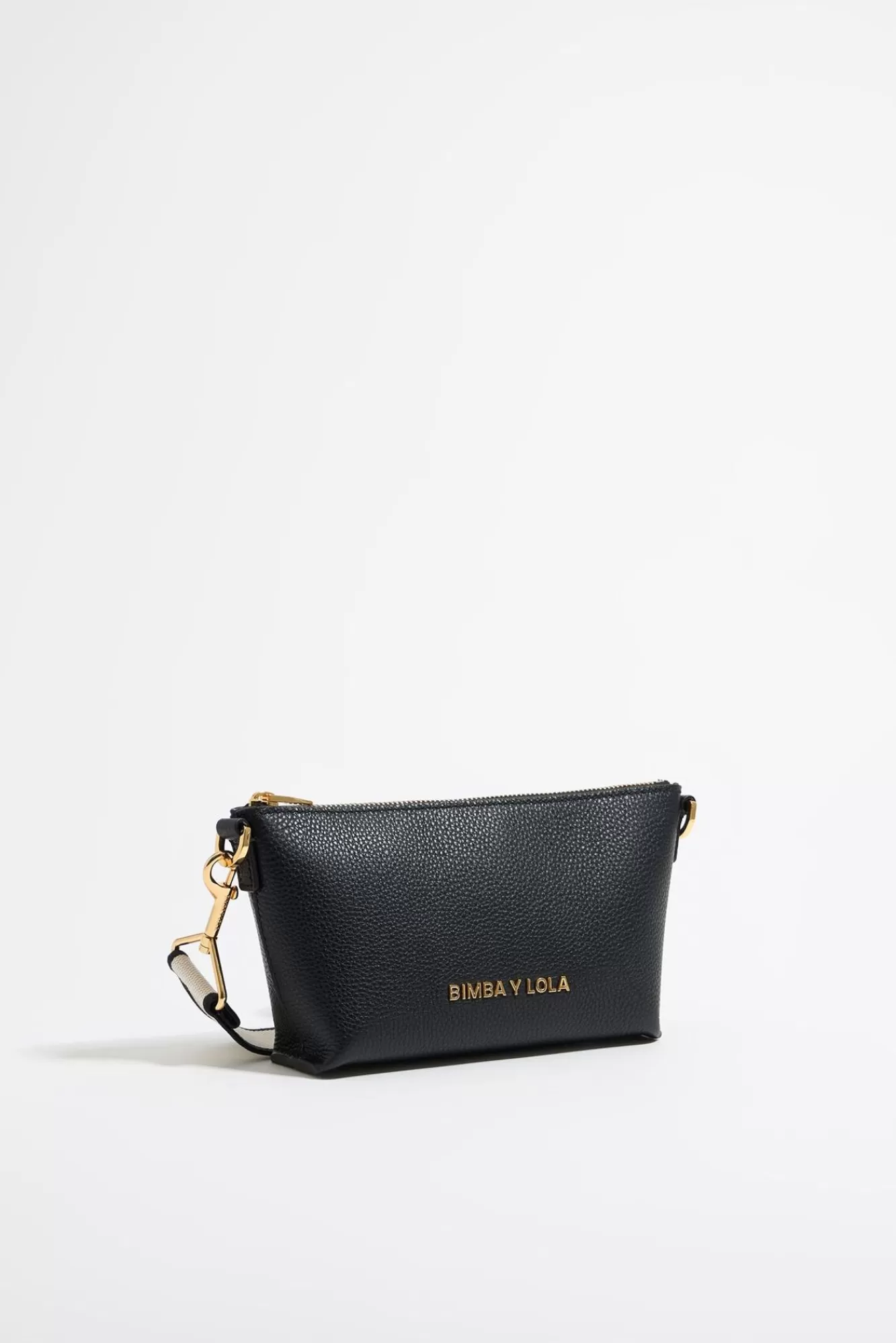 BIMBA Y LOLA Bolso Trapecio Mini Piel Negro Flash Sale