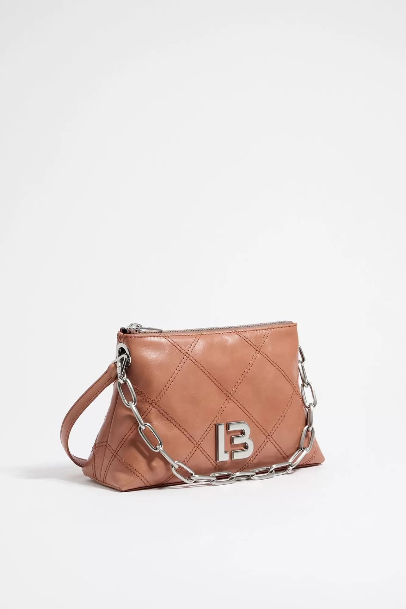 BIMBA Y LOLA Bolso Trapecio Pequeno Piel Rosa Empolvado Online