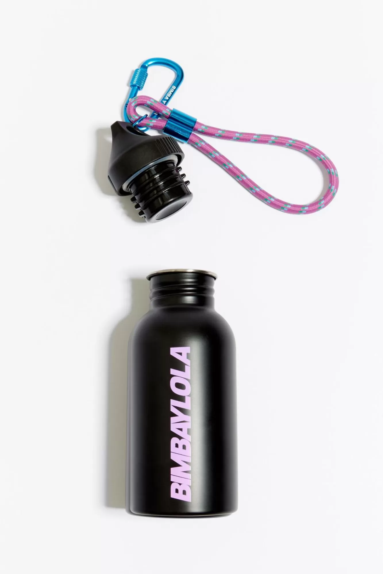 BIMBA Y LOLA Botella Acero Inoxidable Logo Negra Flash Sale