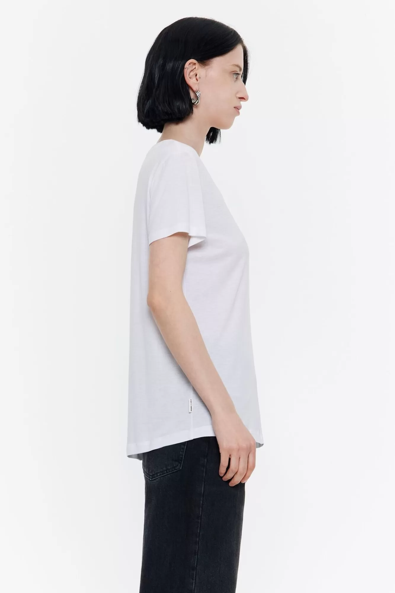 BIMBA Y LOLA Camiseta Recta Blanca Hot