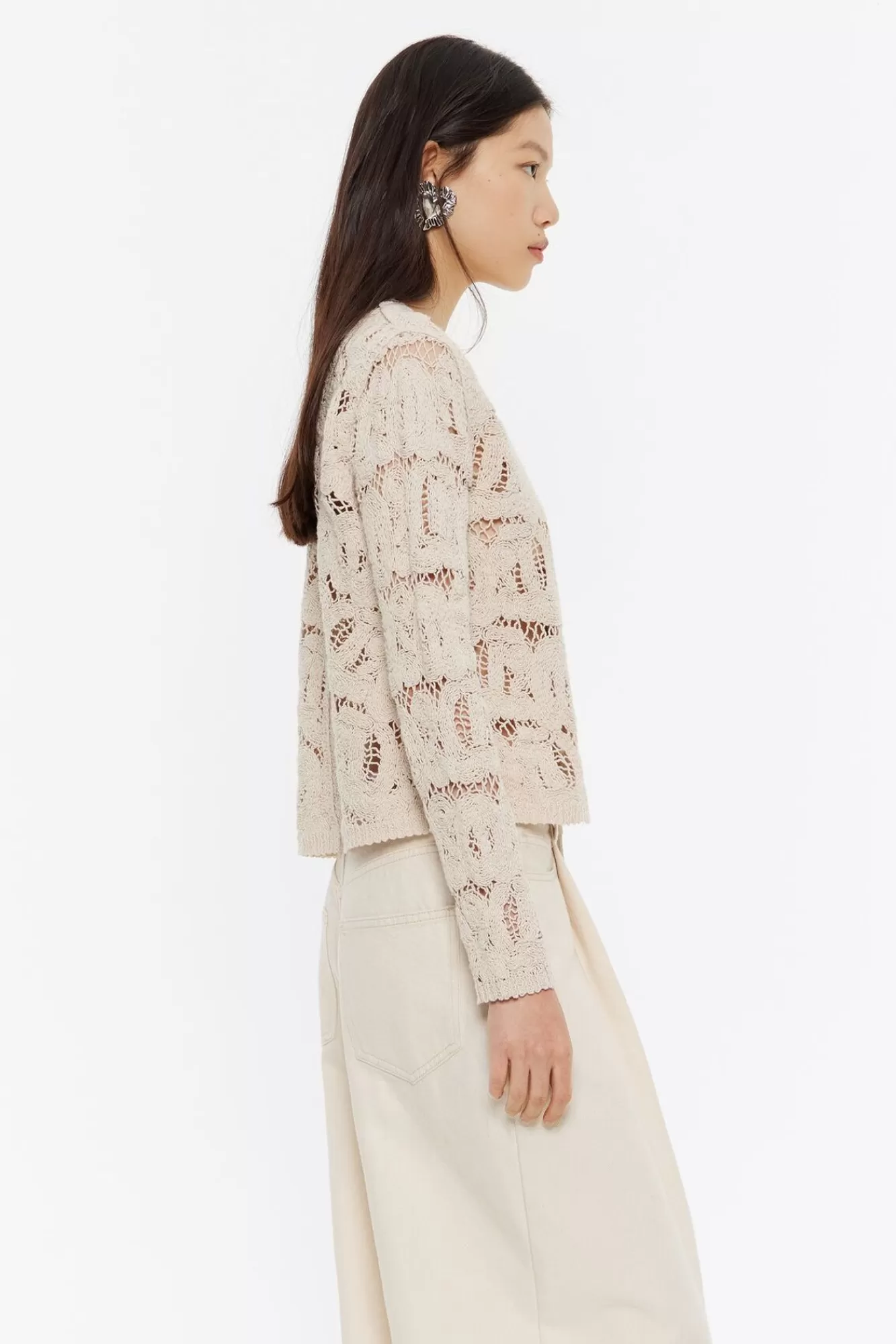 BIMBA Y LOLA Cardigan Algodon Jacquard Arena Shop