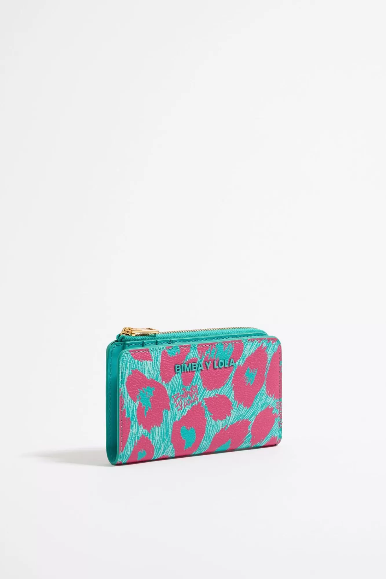 BIMBA Y LOLA Cartera Leopard Turquesa Flash Sale