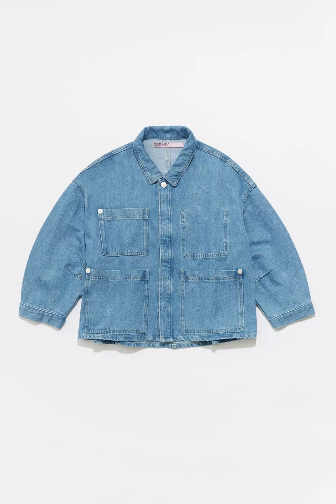 BIMBA Y LOLA Cazadora Denim Recta Azul Sale