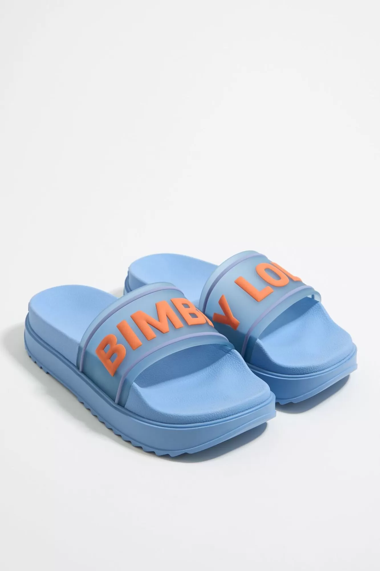 BIMBA Y LOLA Chancla Plataforma Azul Best Sale