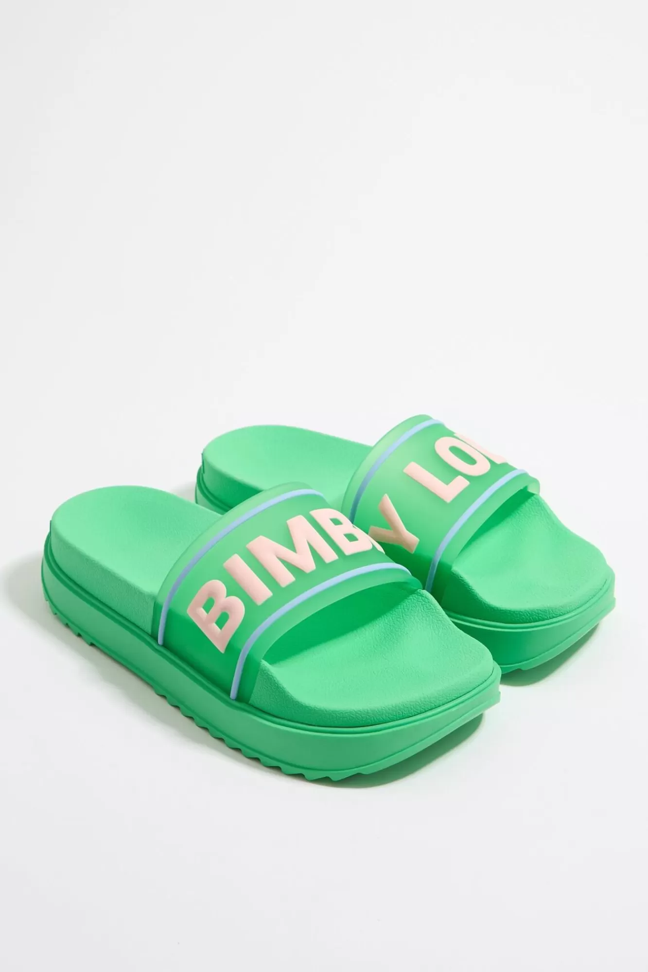 BIMBA Y LOLA Chancla Plataforma Verde Sale