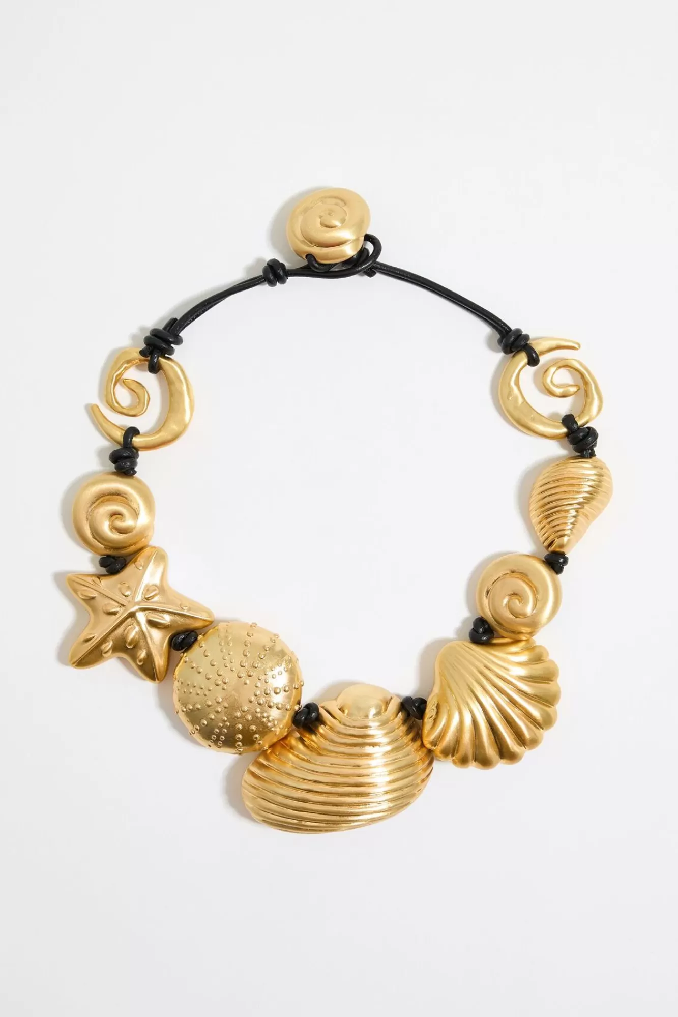 BIMBA Y LOLA Collar Caracolas Dorado Mate Cheap