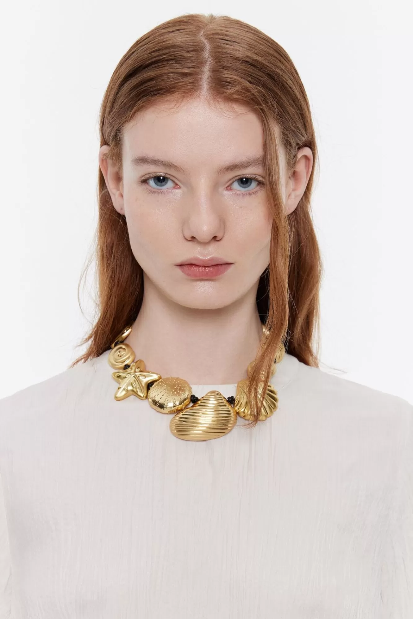 BIMBA Y LOLA Collar Caracolas Dorado Mate Cheap