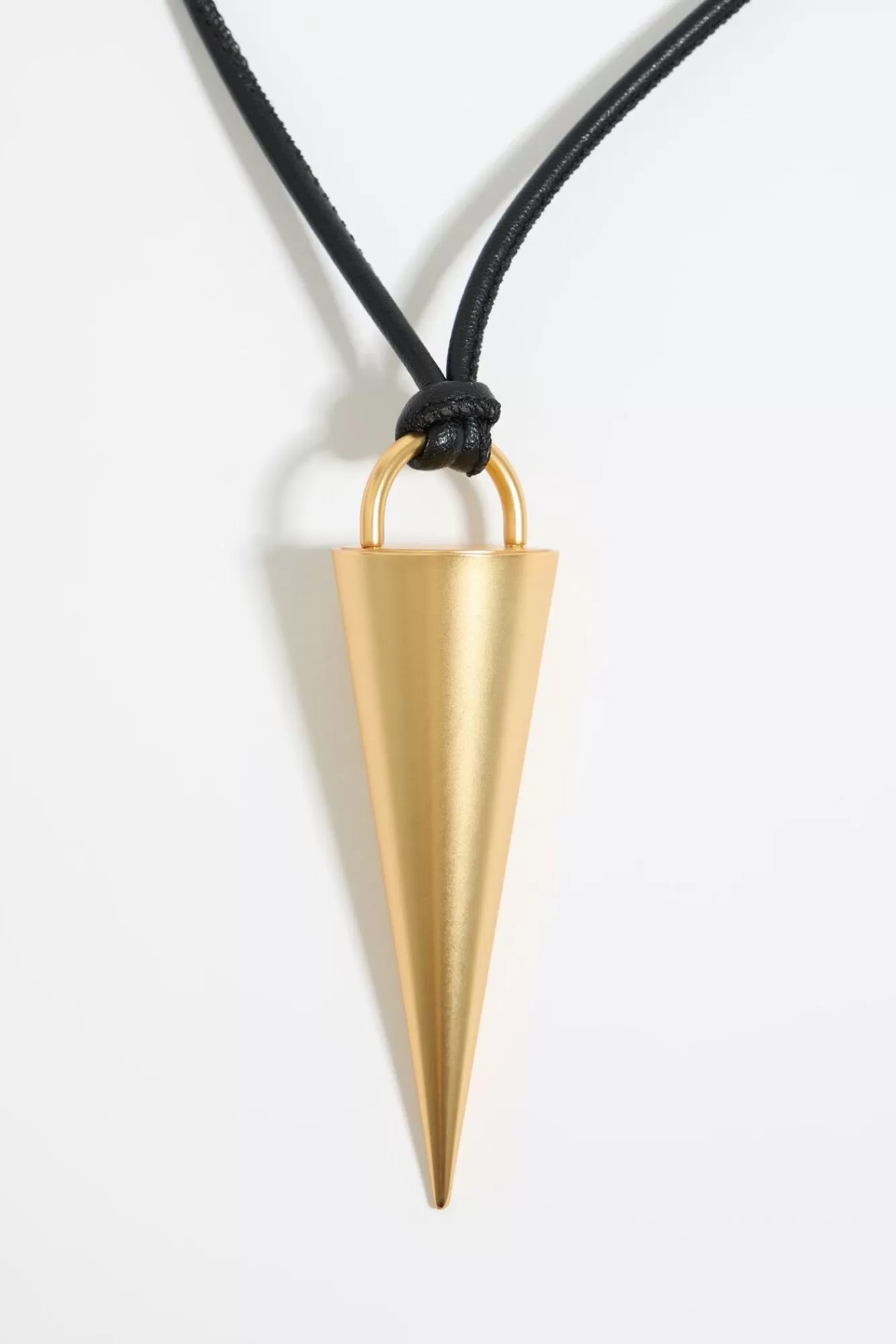 BIMBA Y LOLA Collar Cordon Piel Y Pincho Dorado Mate Cheap