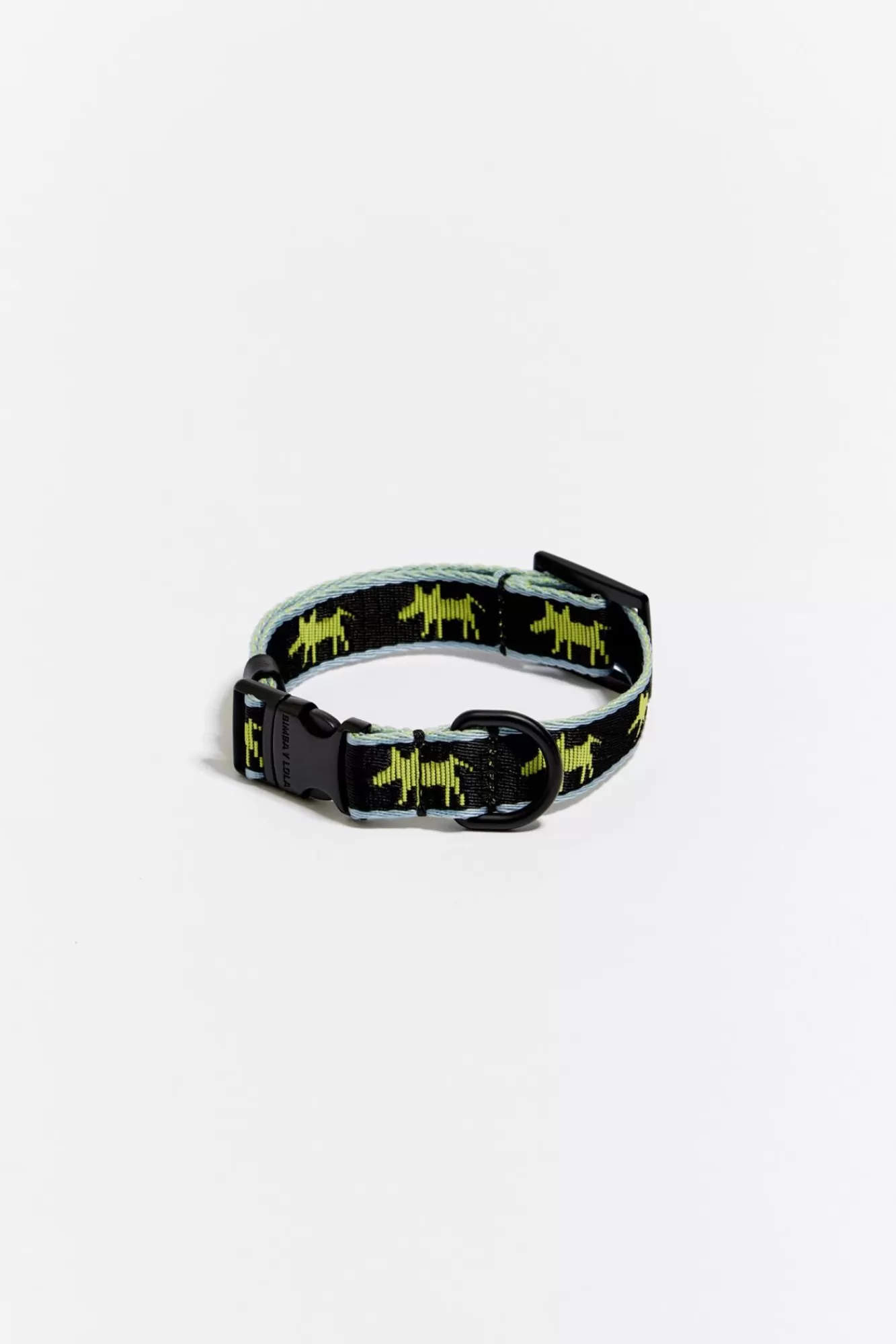 BIMBA Y LOLA Collar Mascota Logo Lola Negro Fashion